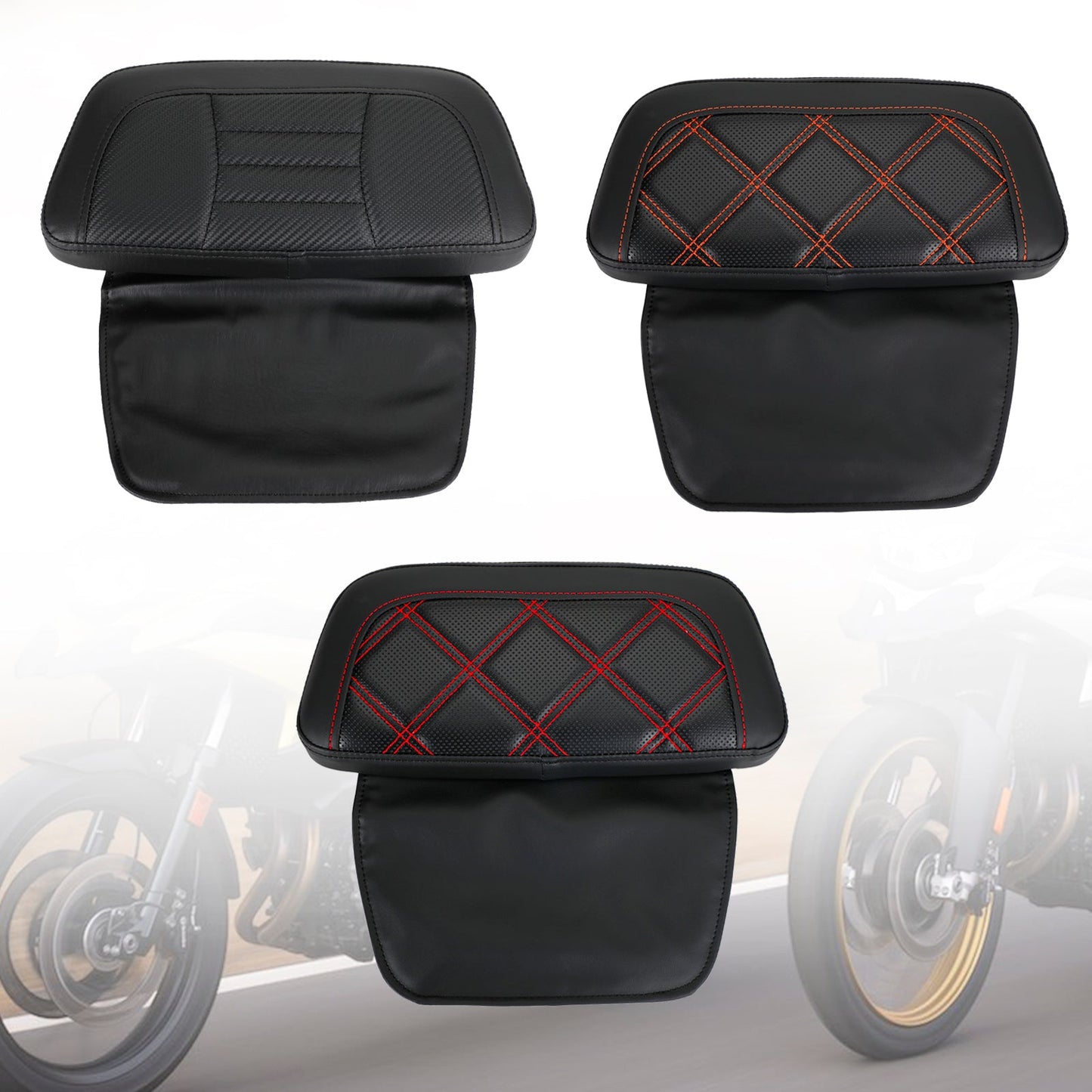 Tour Pak Touring FL Road Glide 2014-Up Chopped Pack Trunk Backrest Pad