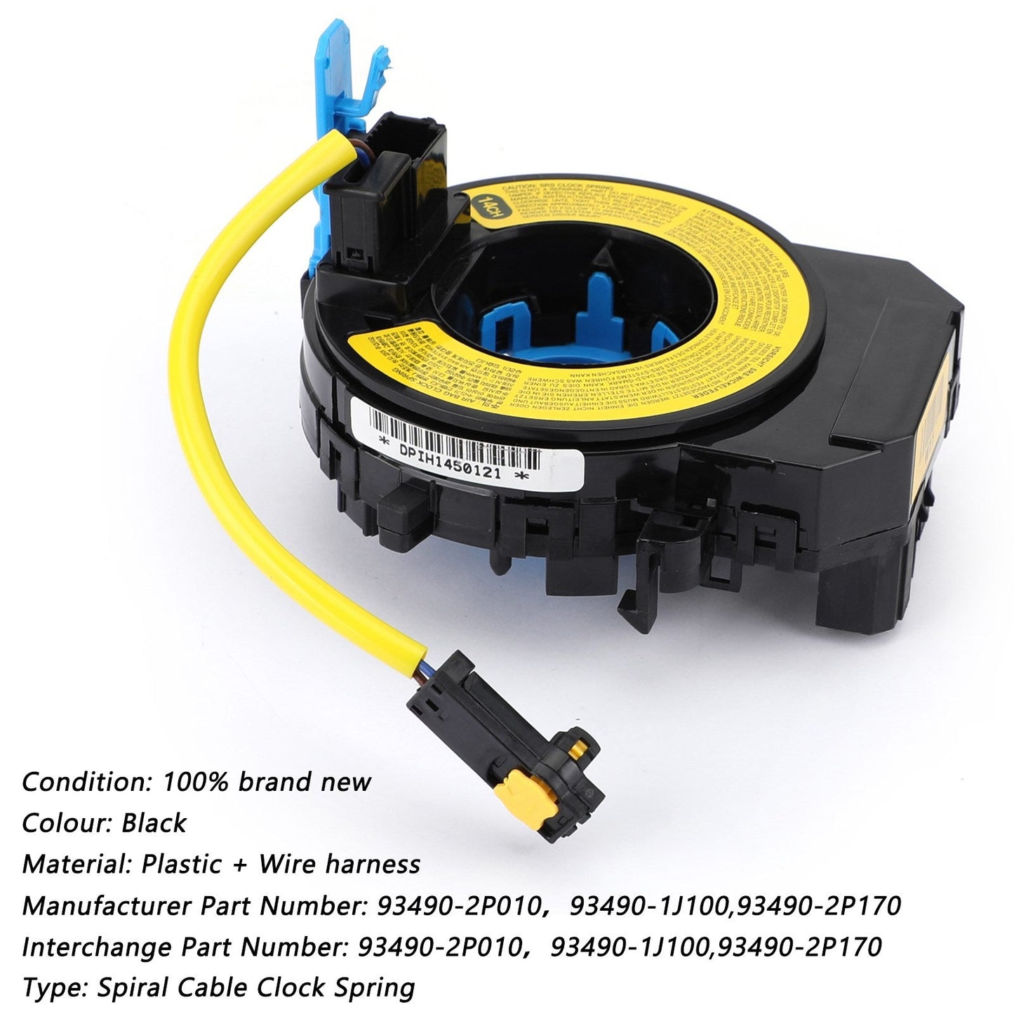 93490-2P010 Airbag Squib Spiral Cable Clock Spring For Hyundai I20 Kia Sorento