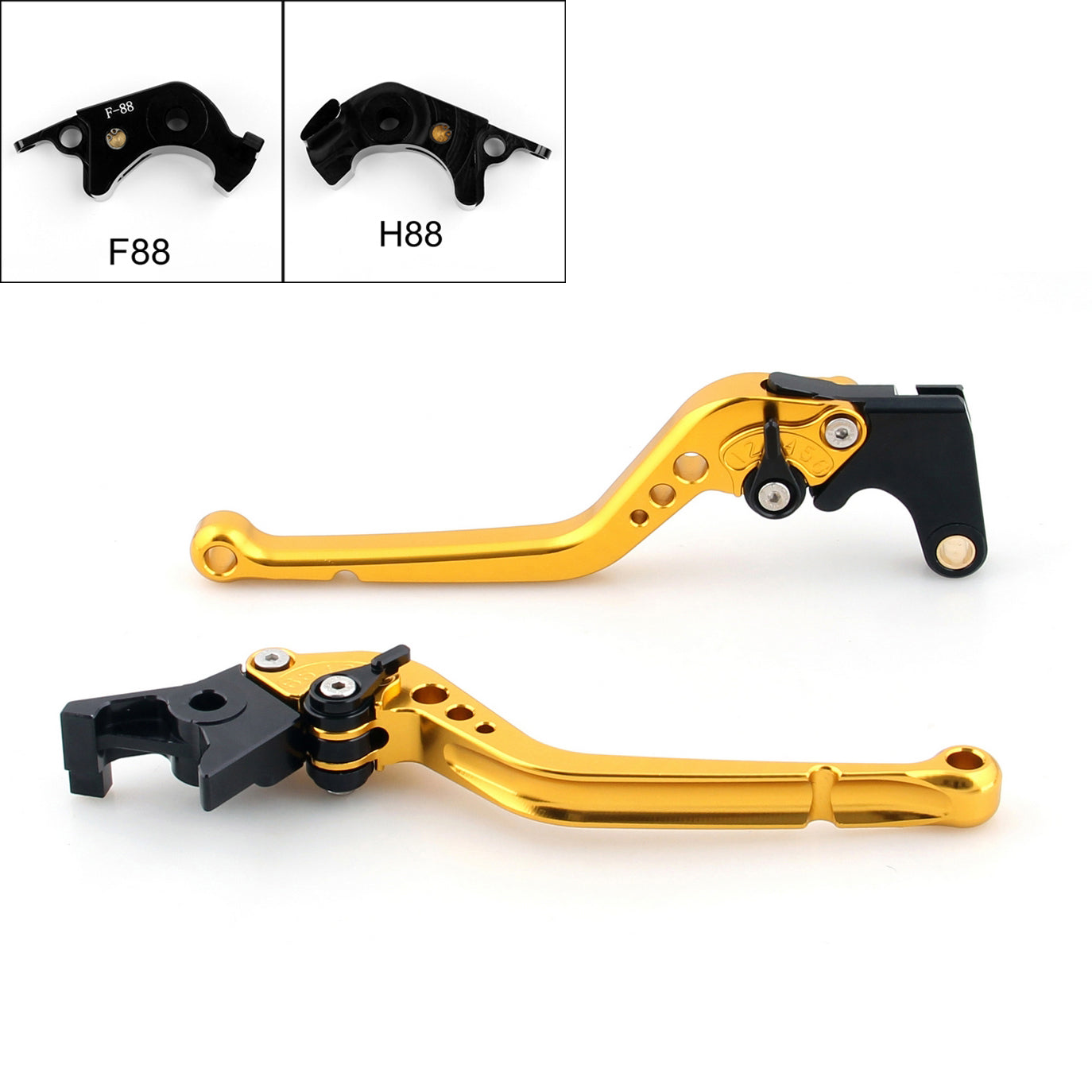 Brake Clutch Levers For Kawasaki ZX1400/ZX14R/ZZR1400 GTR1400/CONCOURS 14 Black