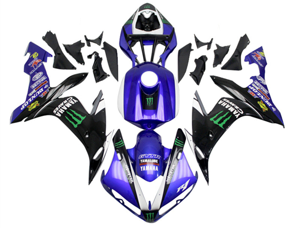 2004-2006 Yamaha YZF 1000 R1 Injection Fairing Kit Bodywork Plastic ABS #28