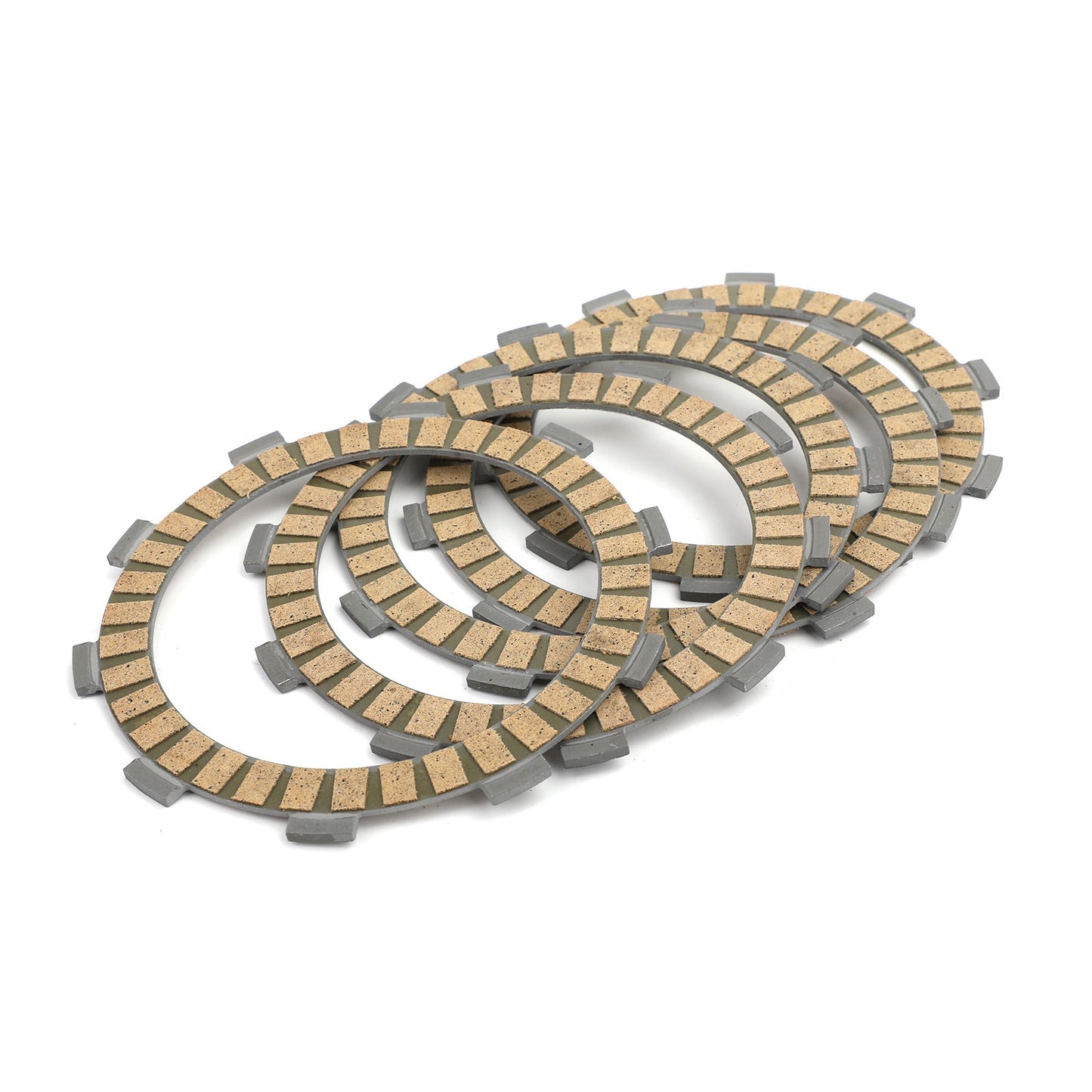 Clutch Plate Kit - Friction Plates For Yamaha SR185H/J TW200E TW200 TRAILWAY XT200J/K YZ100 E/F/G/H/K IT125 G/H/J TY125 TY175B/C YZ125X/C//F/G