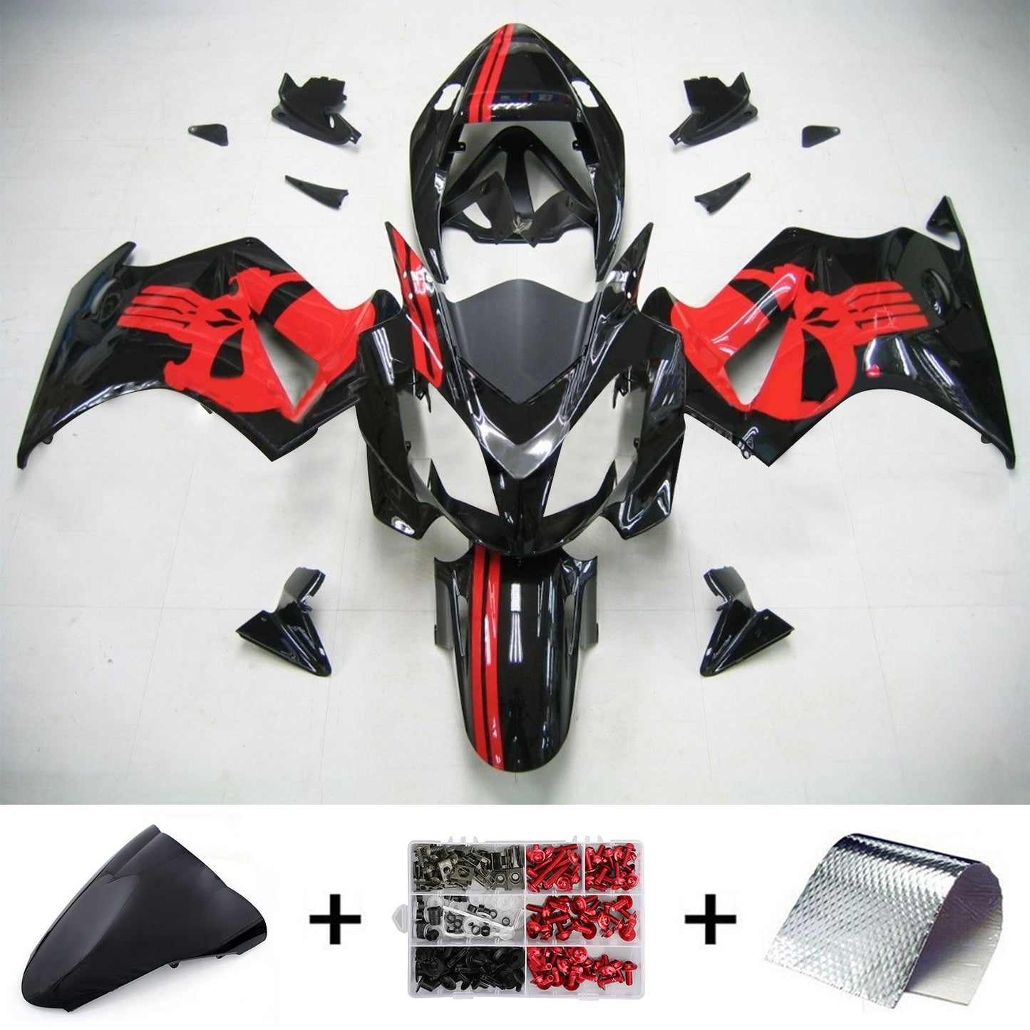 2002-2012 Honda VFR800 Injection ABS Plastic Bodywork Fairing 001# #1