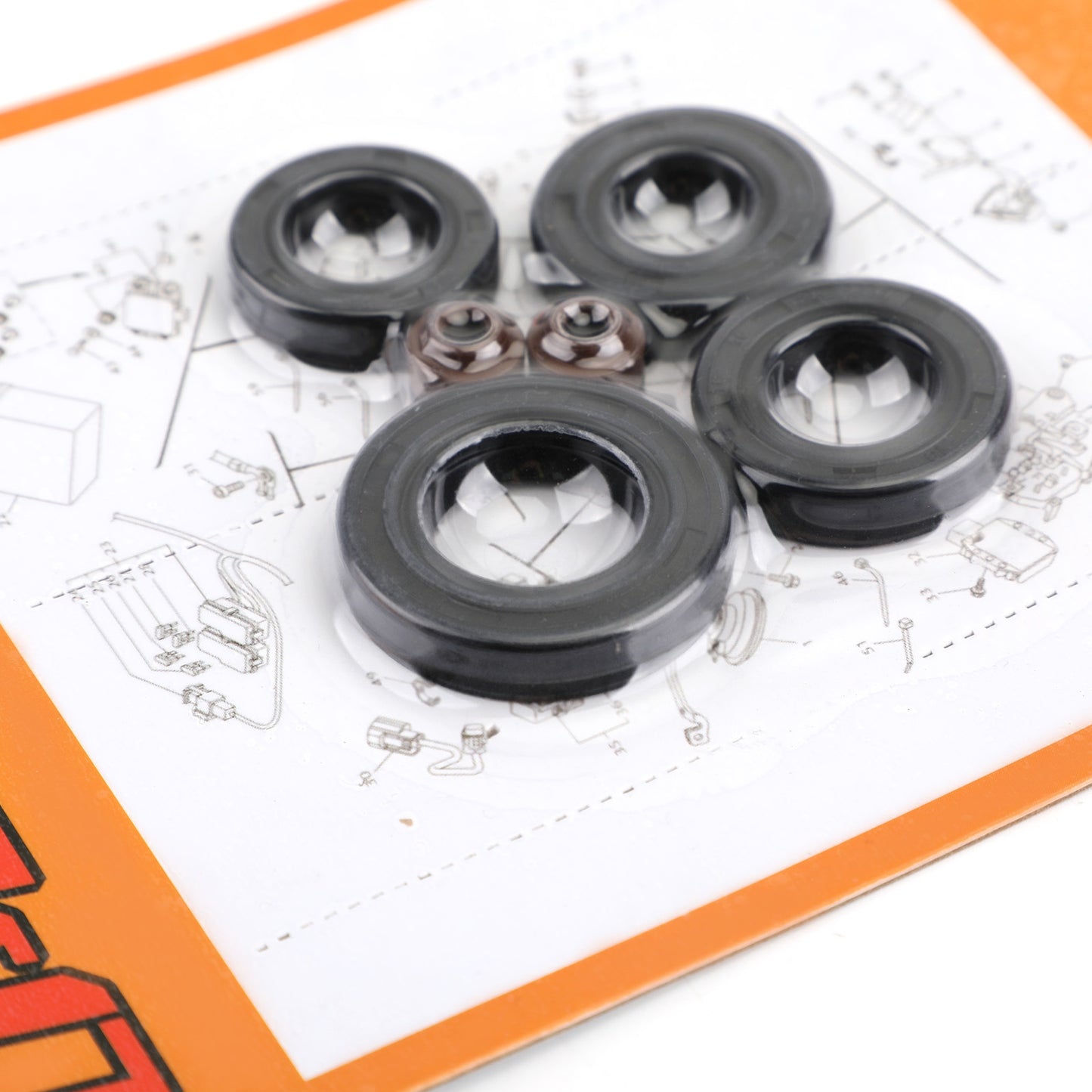 Complete Engine Oil Seal Crankcase Kit for Honda 100cc 125cc CB CL SL XL TL125