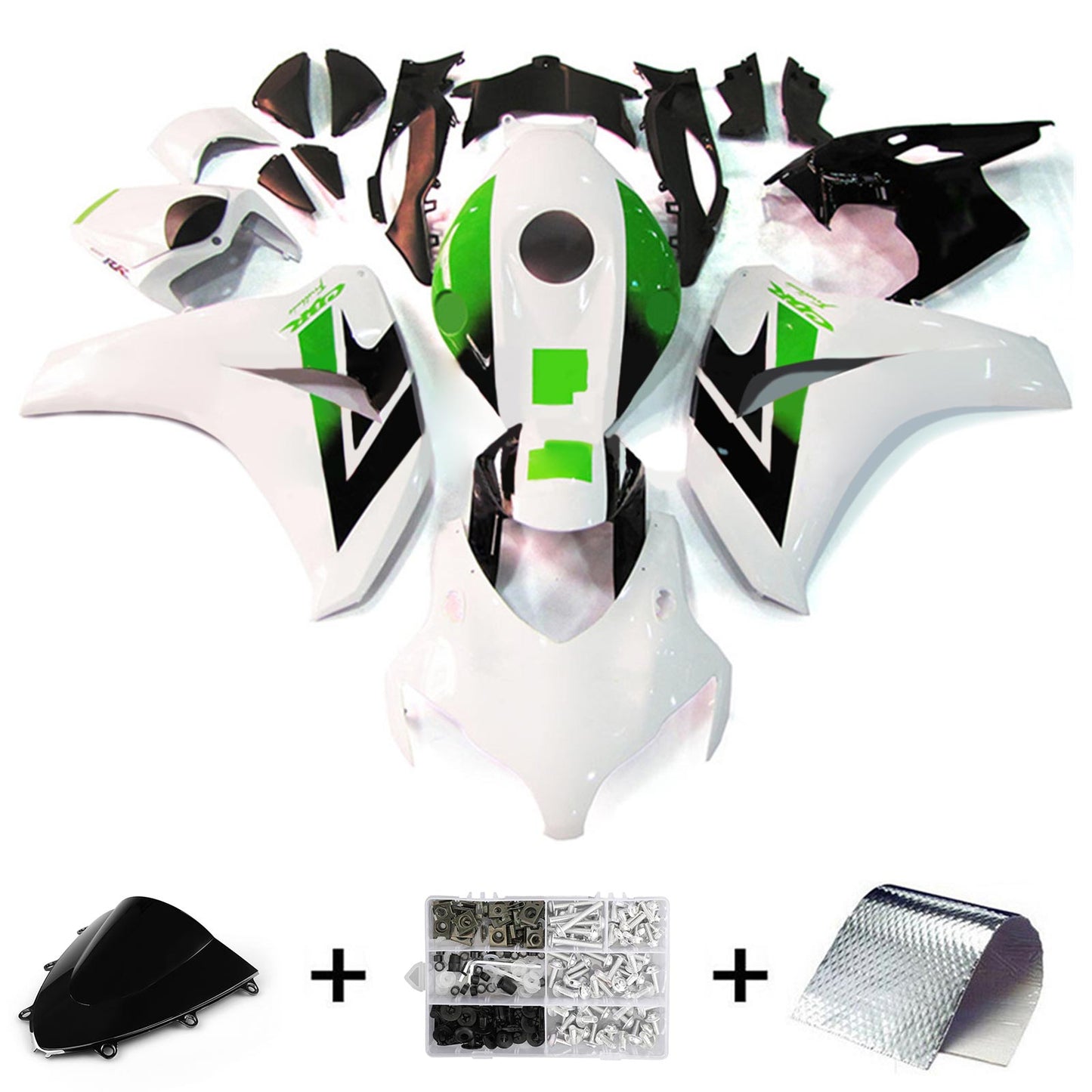 2008-2011 Honda CBR1000RR Injection Fairing Kit Bodywork Plastic ABS#195