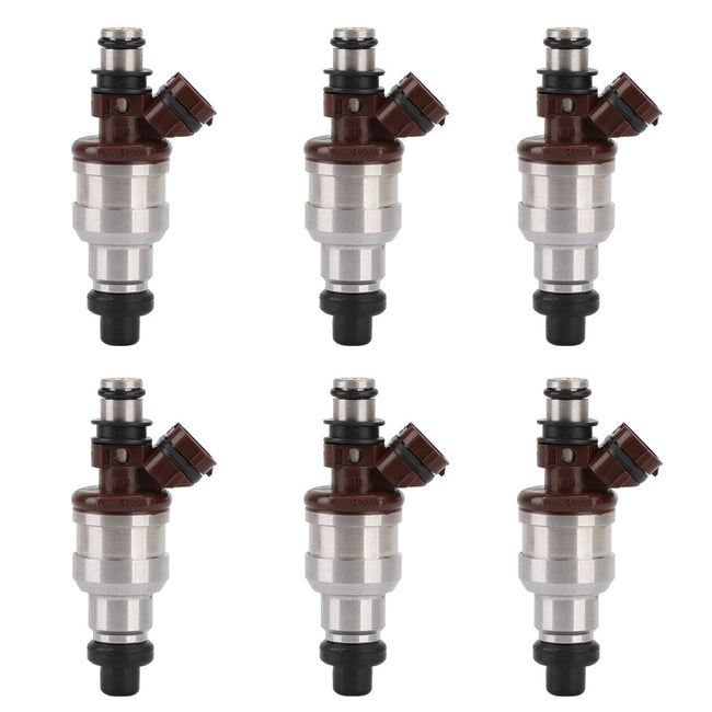 6pcs Fuel Injectors fit Toyota 4Runner Pickup 89-95 3VZE 3.0L V6 23209-65020