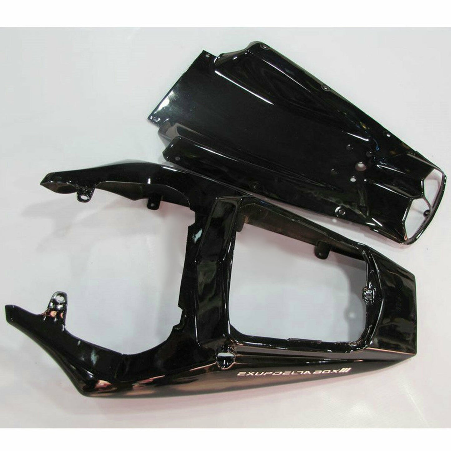 2003-2004 Yamaha YZF R6 2006-2009 R6S Amotopart Black ABS Injection Fairing BodyWork Kit #24