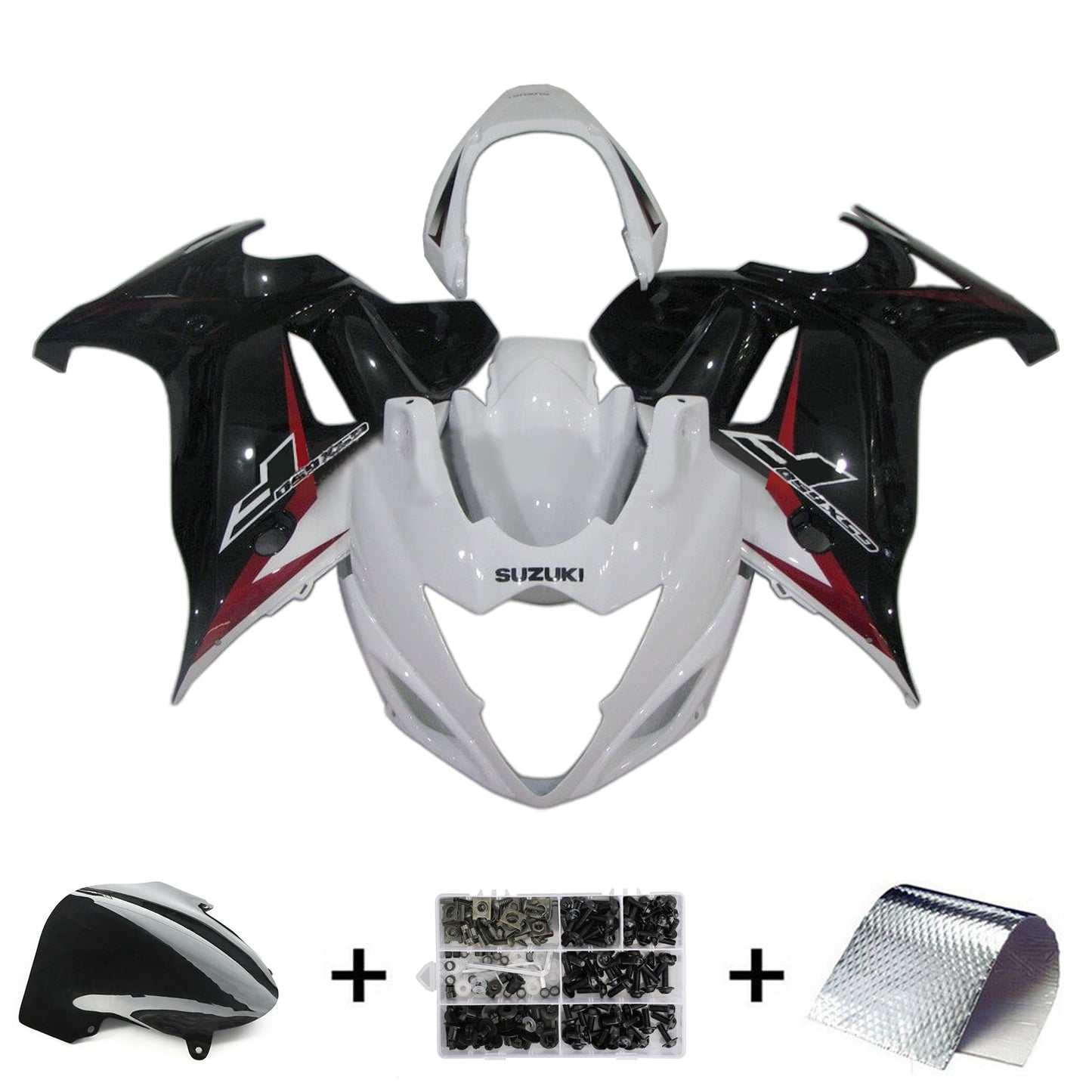 2008-2013 Suzuki Katana GSX650F Injection Fairing Kit Bodywork Plastic ABS