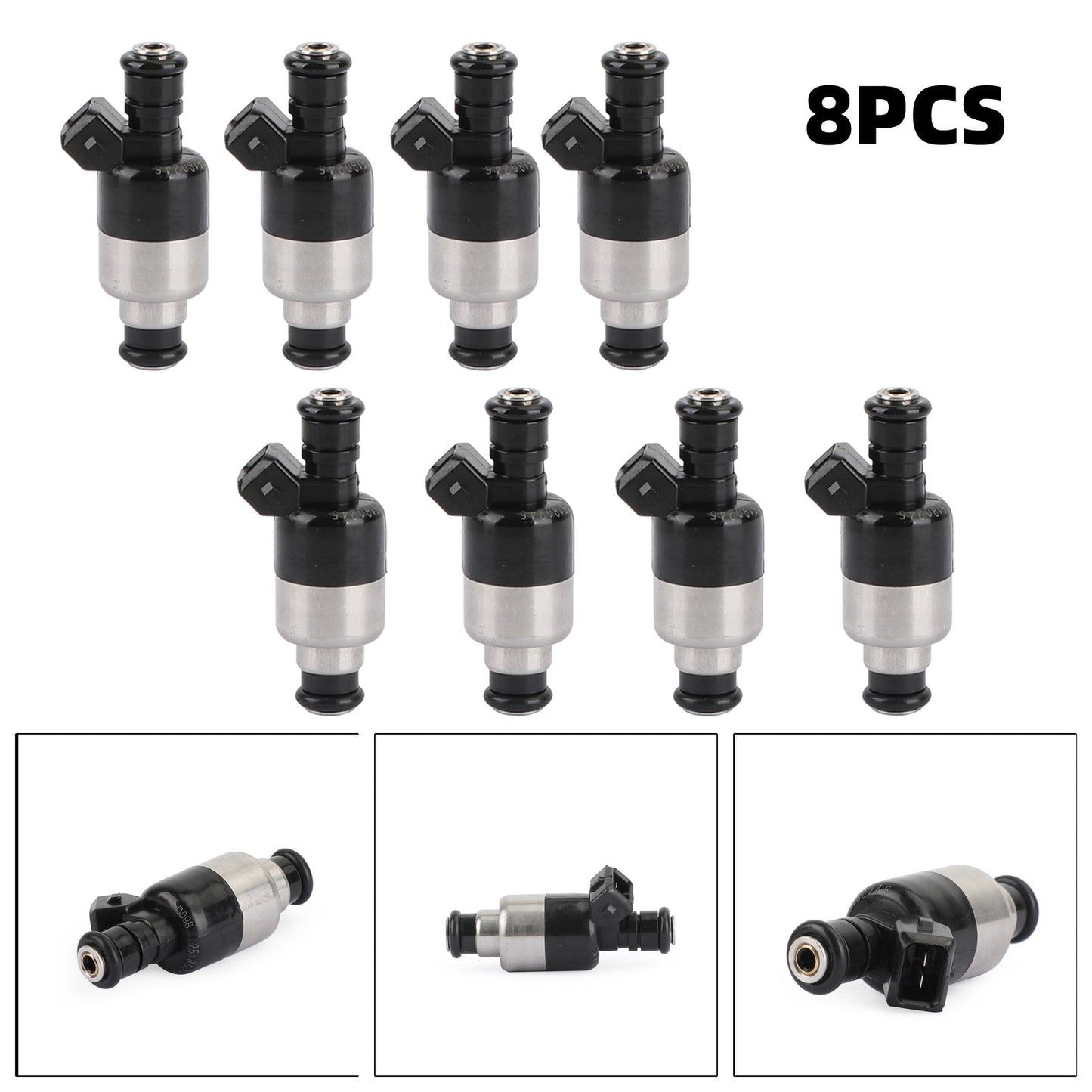 8pcs Fuel Injectors Fit 1998-2000 Mercruiser 454 BB 25180245 802632T