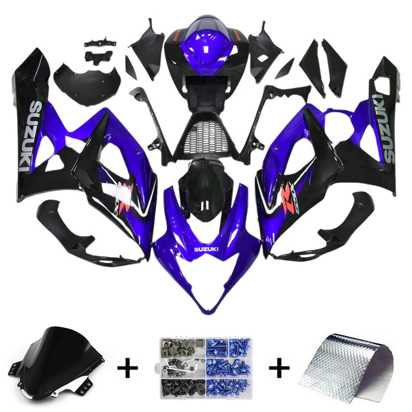 2005-2006 Suzuki GSXR1000 K5 Fairing Kit Bodywork Plastic ABS