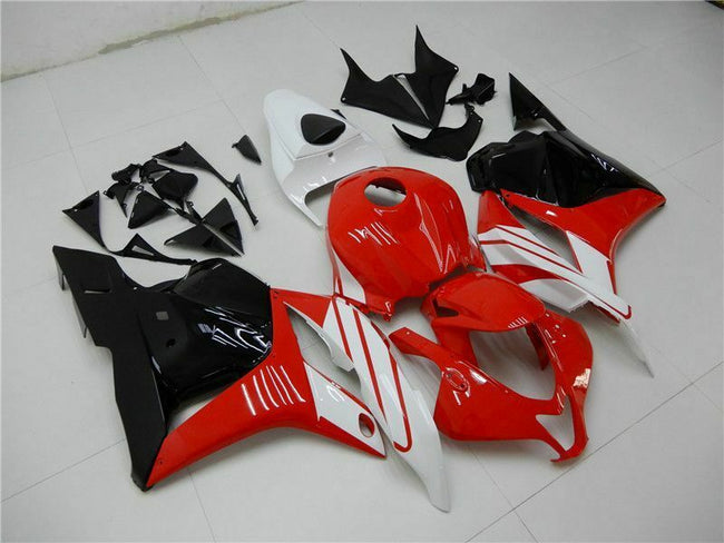 2009-2012 Honda CBR600RR Red White Amotopart Fairing Kit