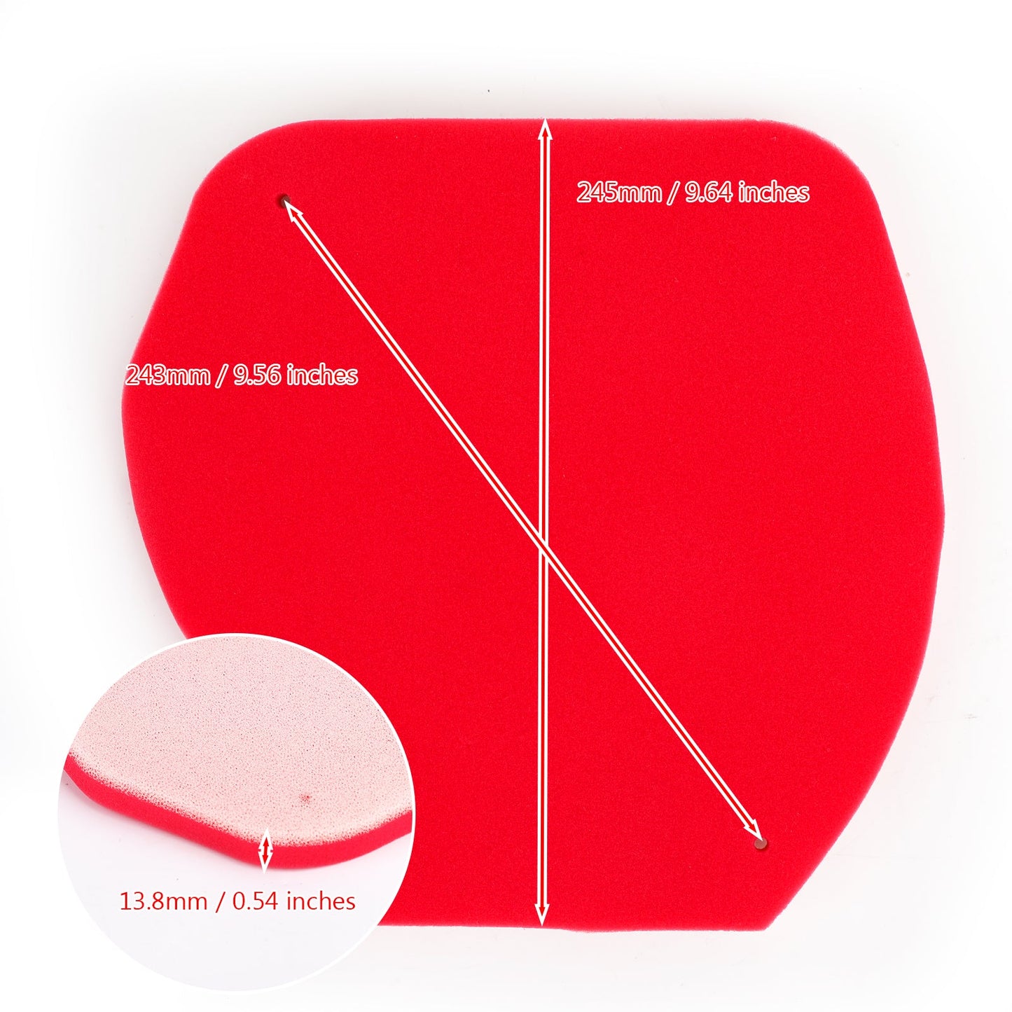 Dual Stage Air Filter Fit for Yamaha 09-2015 Grizzly 550 & 07-2015 Grizzly 700