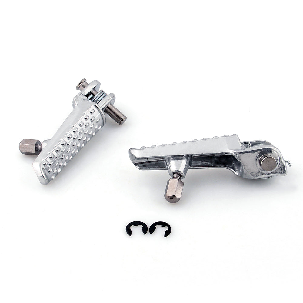 Front + Rear Foot Pegs Footrest Bracket Fit for Honda CBR 600 RR 2007-2012