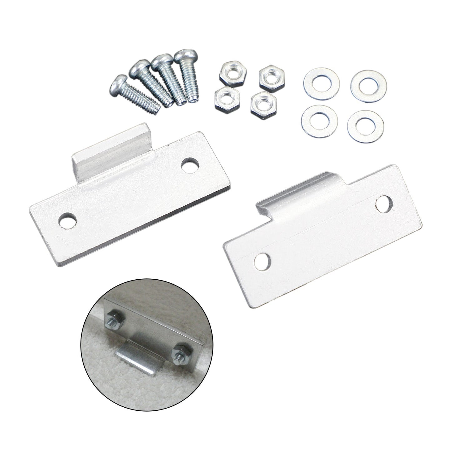 Two Dust Cover Fix Repair Brackets Hinge For SL-Q2 Q3 3200 Q200 Others Turntable