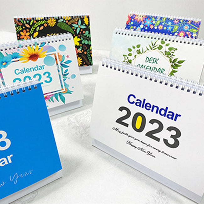 2023.1-2023.12 Month To View Stand Up Desk Office Top Calendar Planner