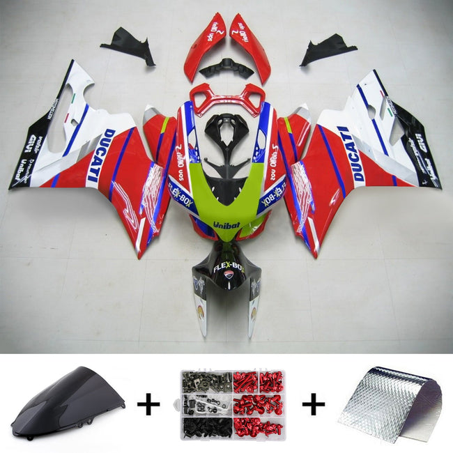 2012-2015 Ducati 1199 899 Injection Fairing Kit Bodywork Plastic ABS #103
