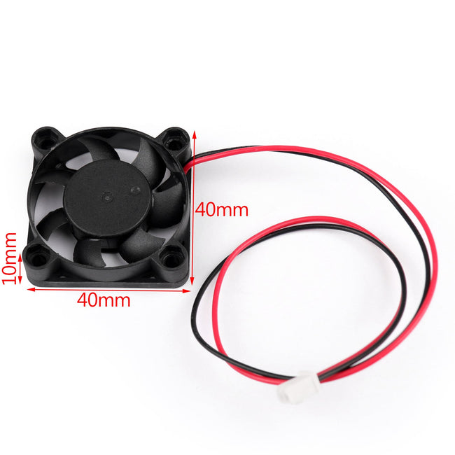 4Pcs DC Brushless Cooling PC Computer Fan 24V 4010s 40x40x10mm 0.15A 2 Pin Wire