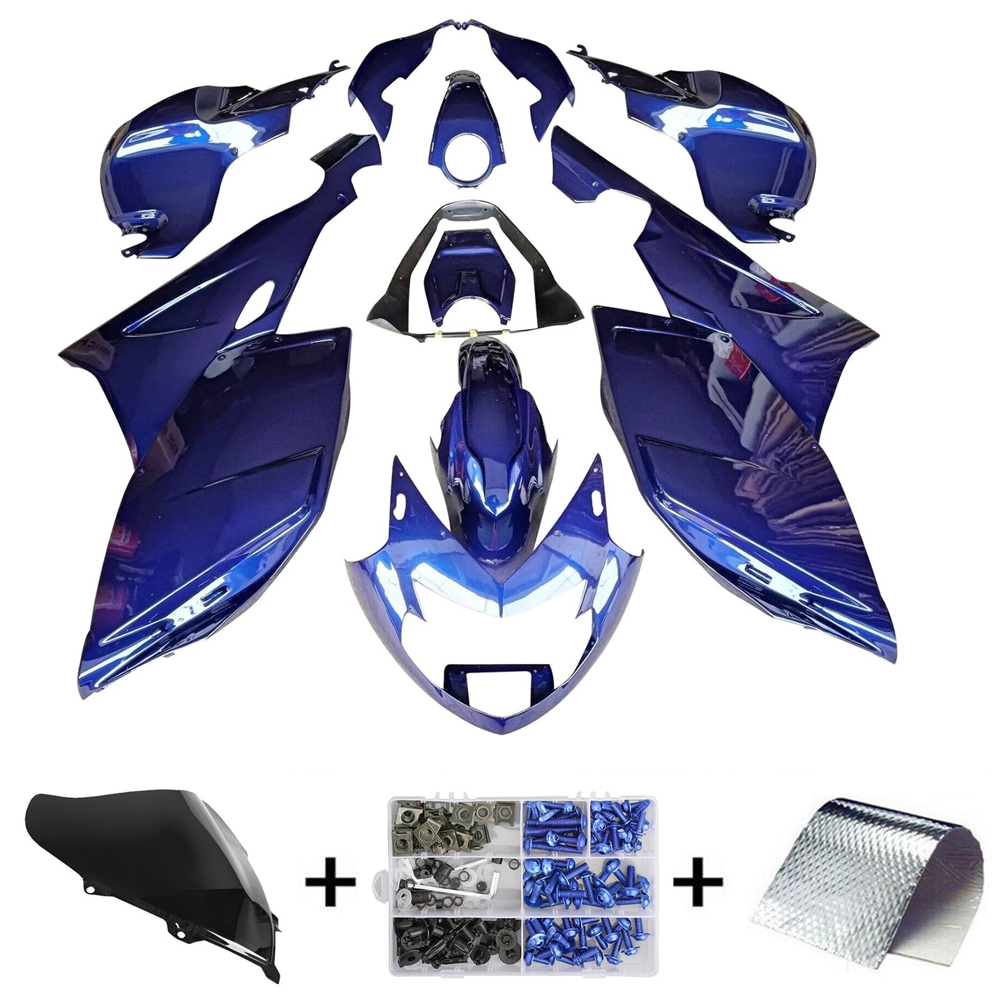 2005-2010 BMW K1200S Fairing Kit Bodywork Plastic ABS