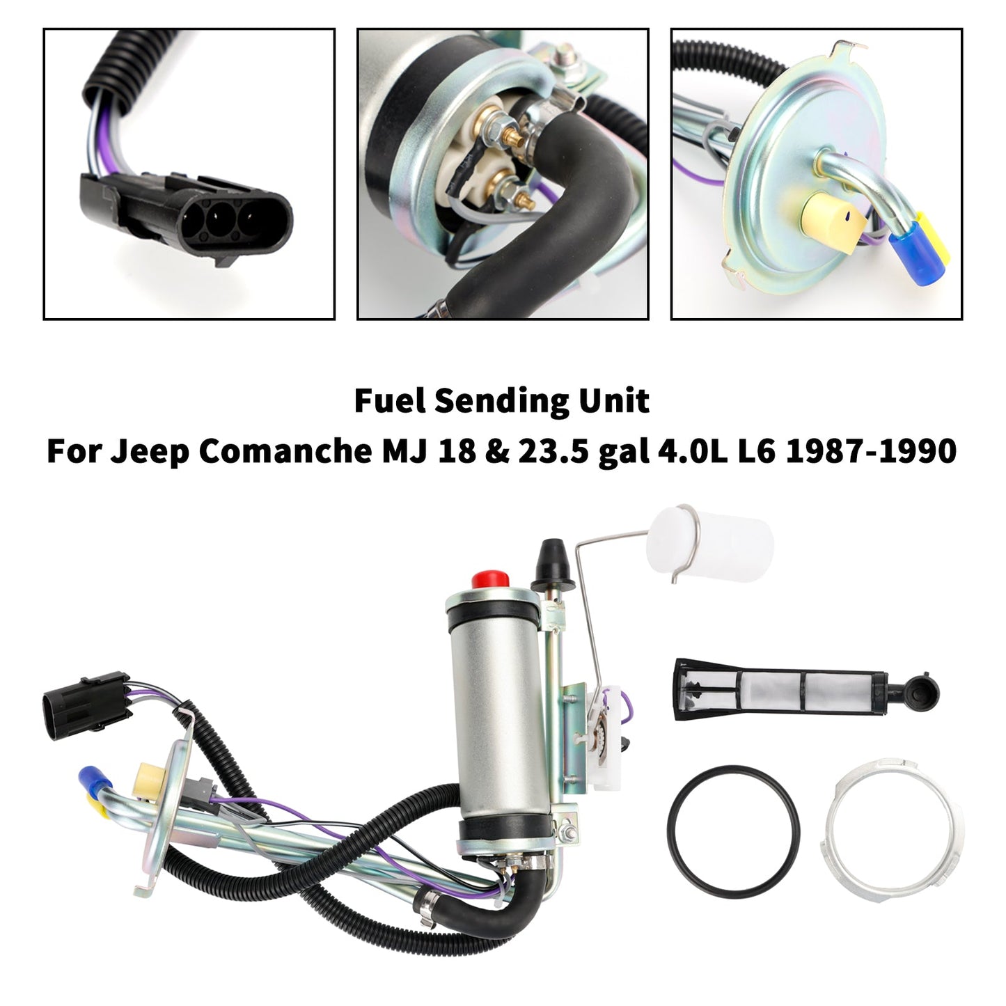 Jeep Comanche MJ 1987-1990 Gas Tank Sending Unit w/ F.I. w/ the Fuel Pump