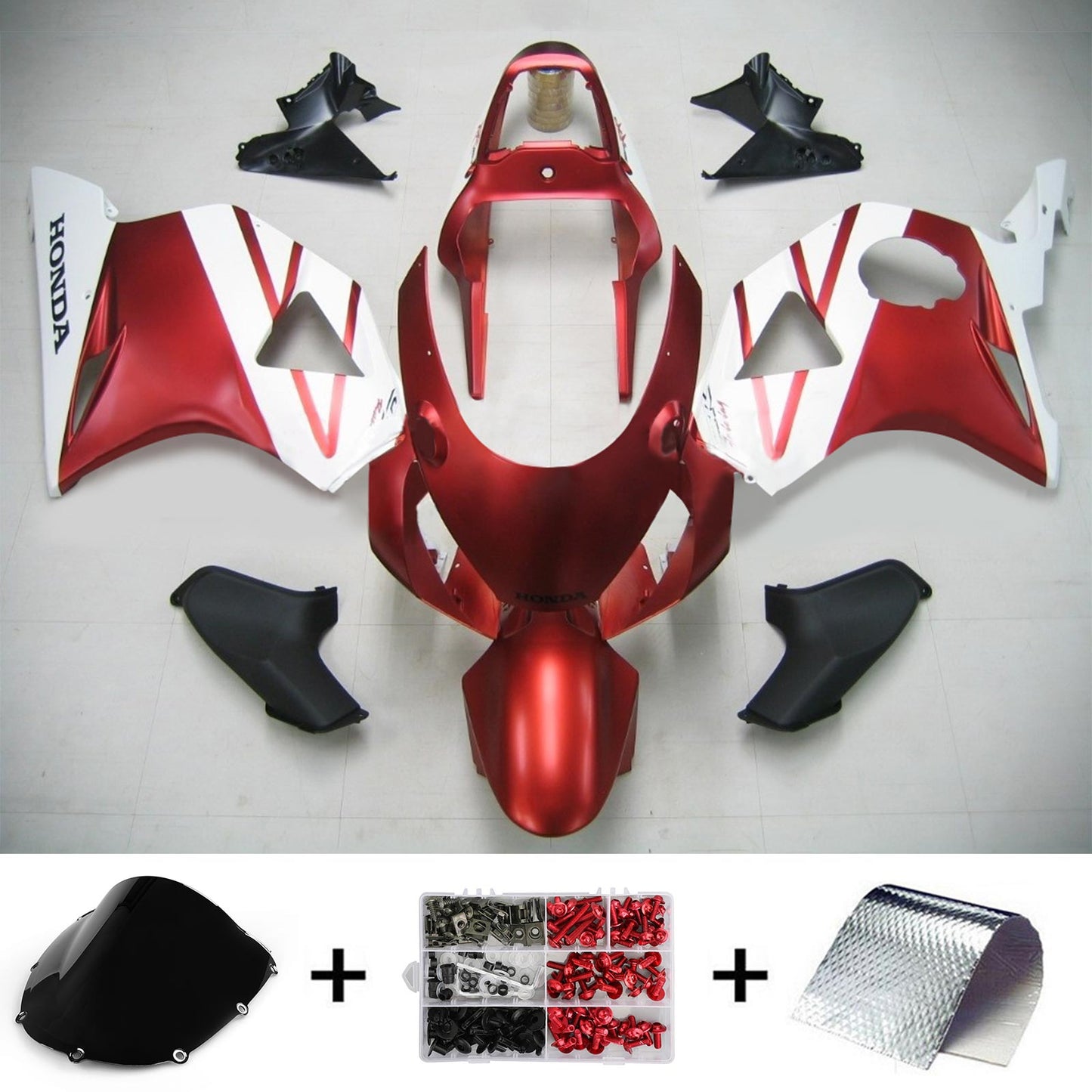 2002-2003 Honda CBR954 Amotopart Injection Fairing Kit Bodywork Plastic ABS #101