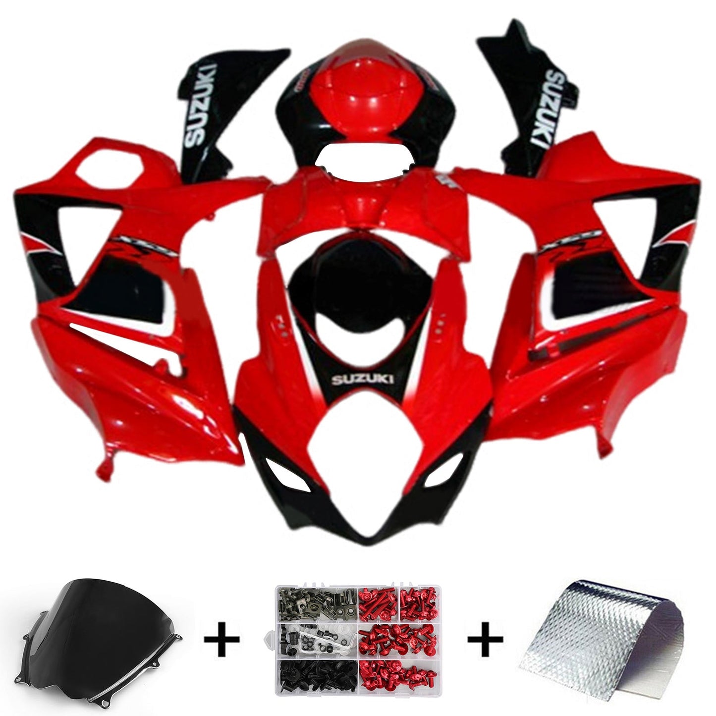 2007-2008 Suzuki GSXR1000 K7 Fairing Kit Bodywork Plastic ABS