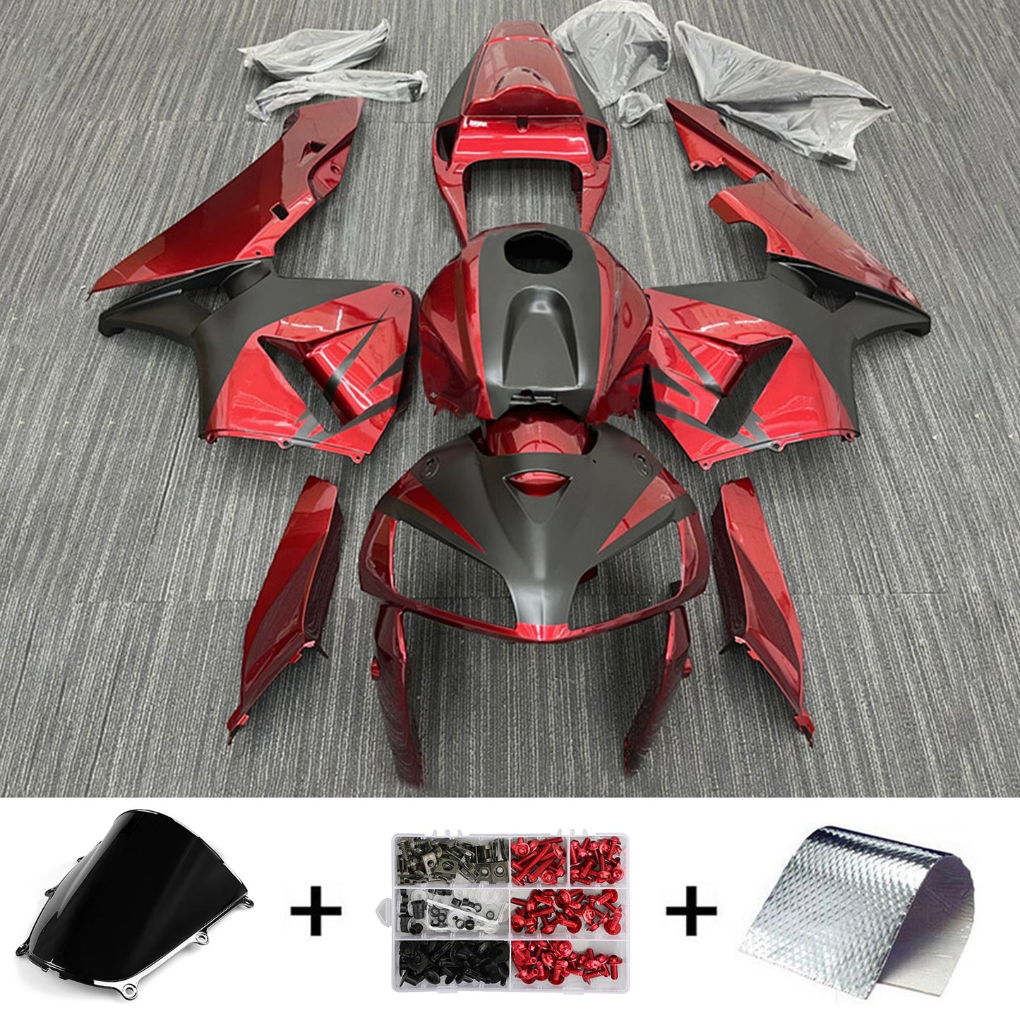 2005-2006 Honda CBR600RR F5 Injection Fairing Kit Bodywork Plastic ABS#243