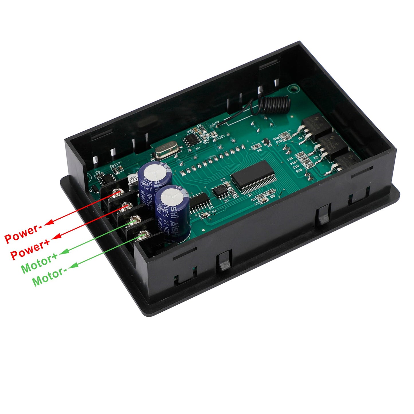 Wireless Remote Control LCD DC 12V 24V 36V 48V 30A PWM Motor Speed Controller