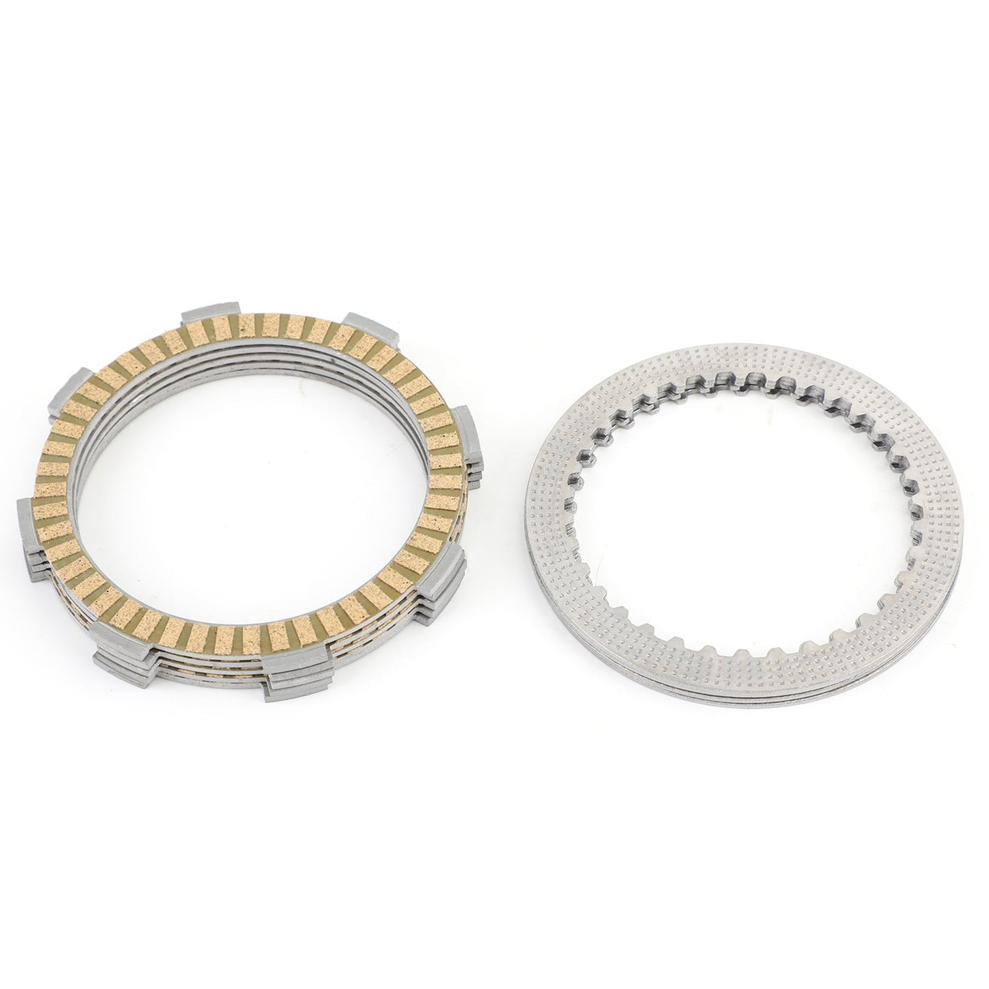Clutch Plate Kit - Friction & Steel Plates For Kawasaki KLF185 Bayou 185 KLT160 1985 KLT185 86-87 AR125 88-91 AR125S 88-90 KMX125 86-02 KMX200 87-91