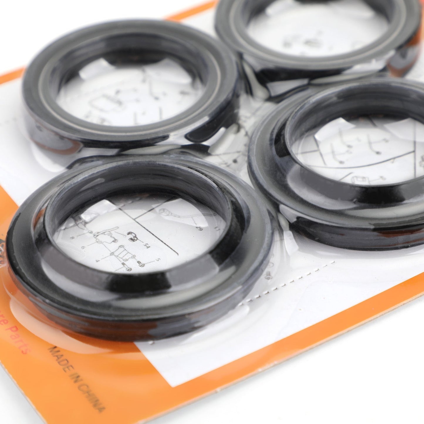 Fork Seal Dust Kit for Kawasaki W400 W650 W800 EJ BJ250 ZR250 Balius 1991-2017