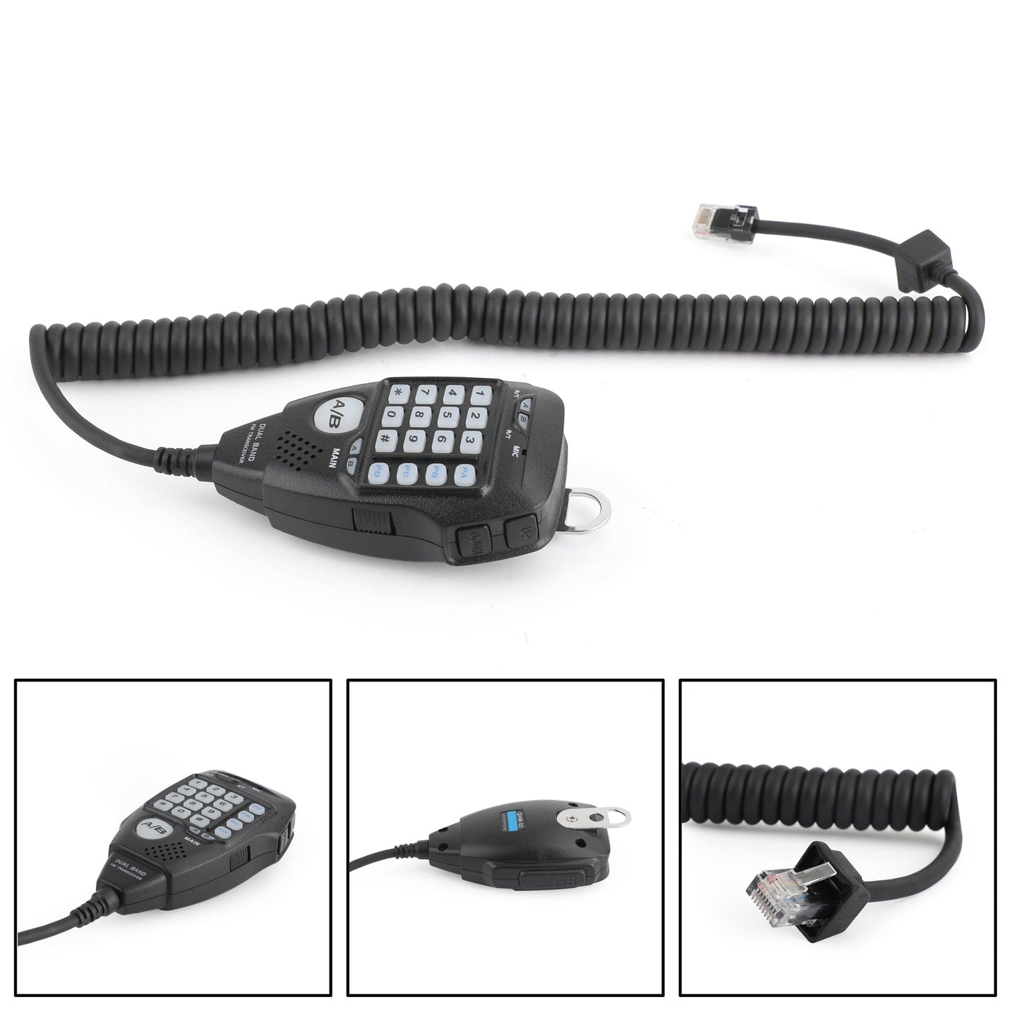 Handheld Microphone Walkie-talkie Mic Fit For AnyTone AT-778UV AT-588UV