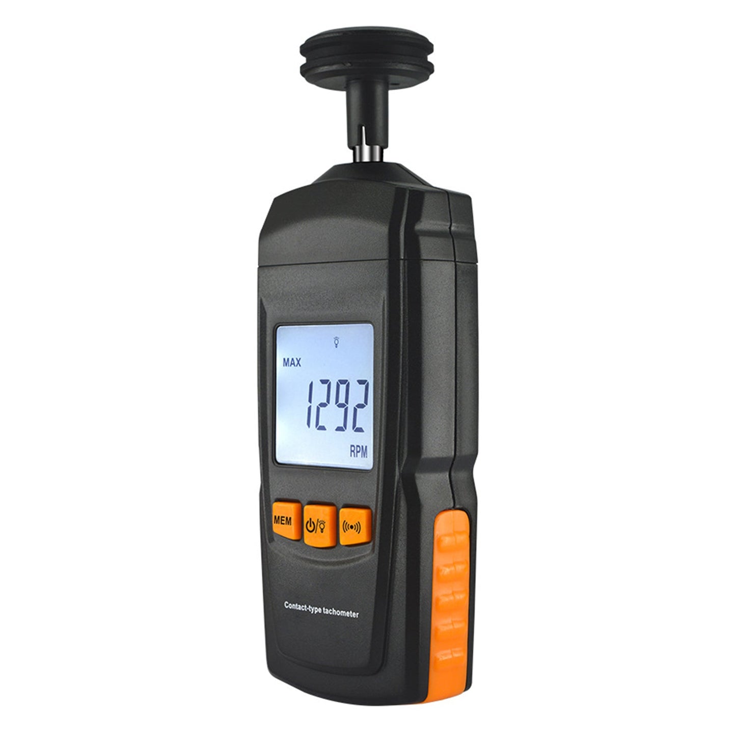 GM8906 Portable Digital Contact Motor Tachometer LCD Speedometer Tach RPM Tester