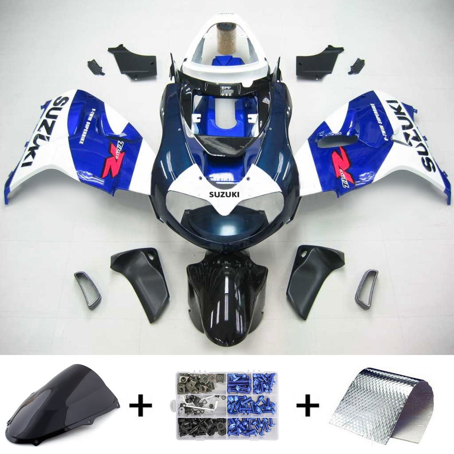 1998-2003 Suzuki TL1000R Amotopart Injection Fairing Kit Bodywork Plastic ABS #104