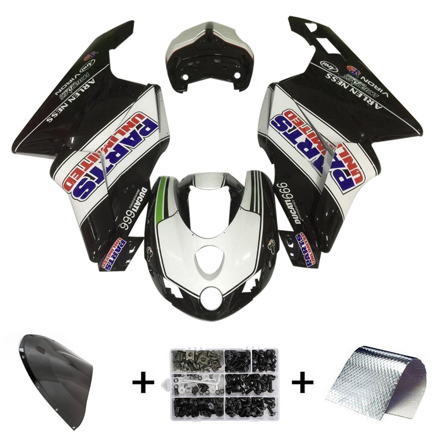 2005-2006 Ducati 999 749 Fairing Kit Bodywork ABS