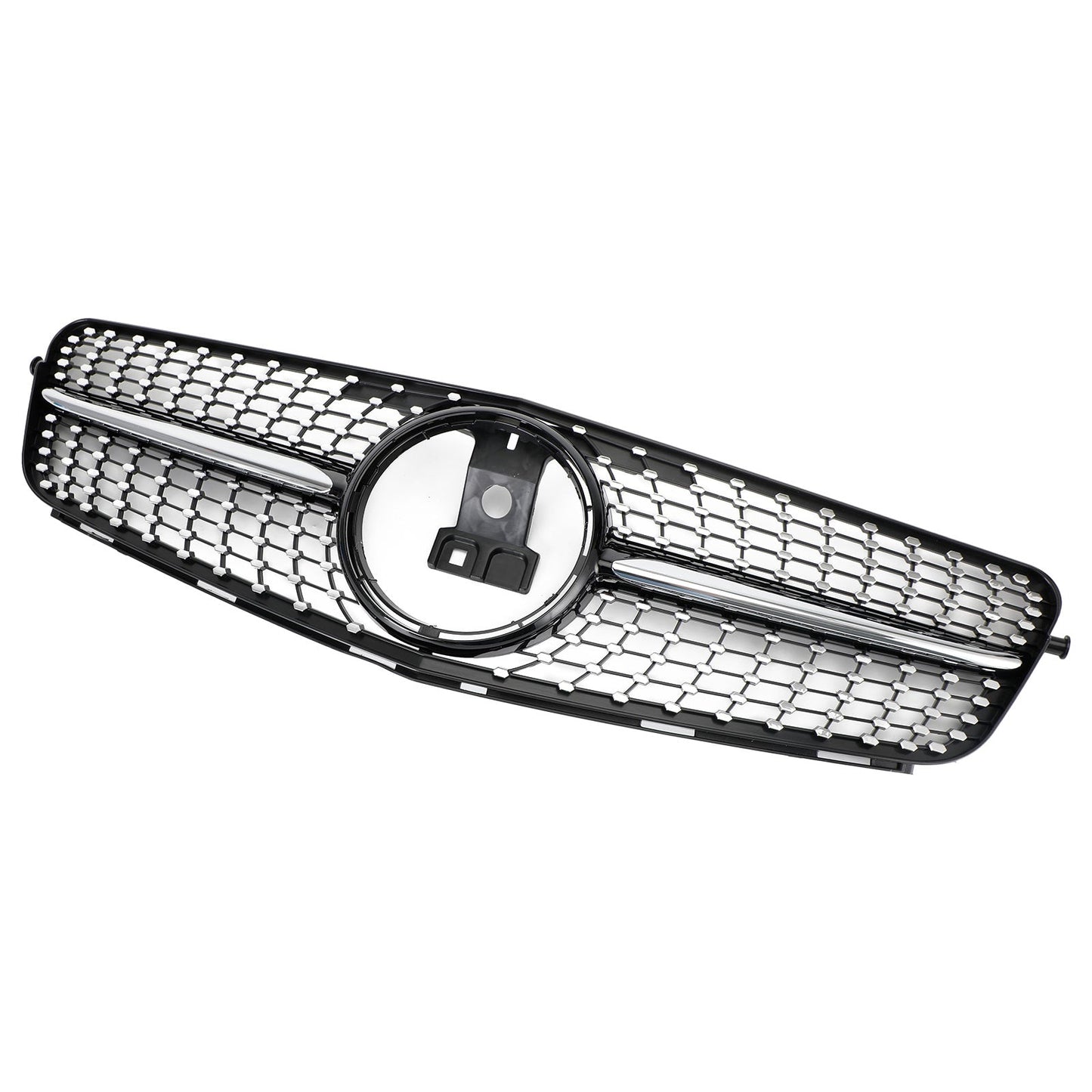 2008-2014 Benz W204 C300 C350 C-Class LED Diamond Front Bumper Car Grille Grill