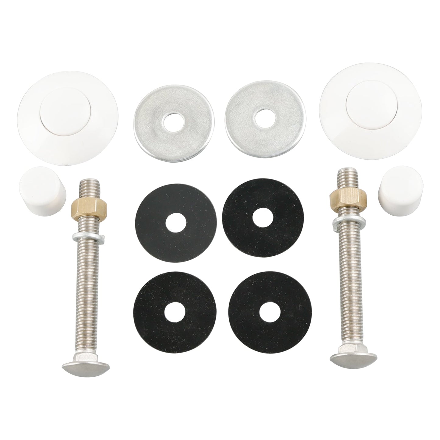 White Diving Board Mount kit 67-209-909-SS 5-1/2"Bolts 1-1/4&2"f/w