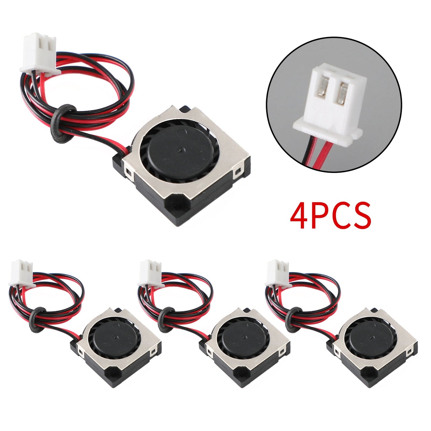 1Pc Brushless DC Cooling Blower Fan 5V 20065VS 20x20x6mm Sleeve 2 Pin Wire