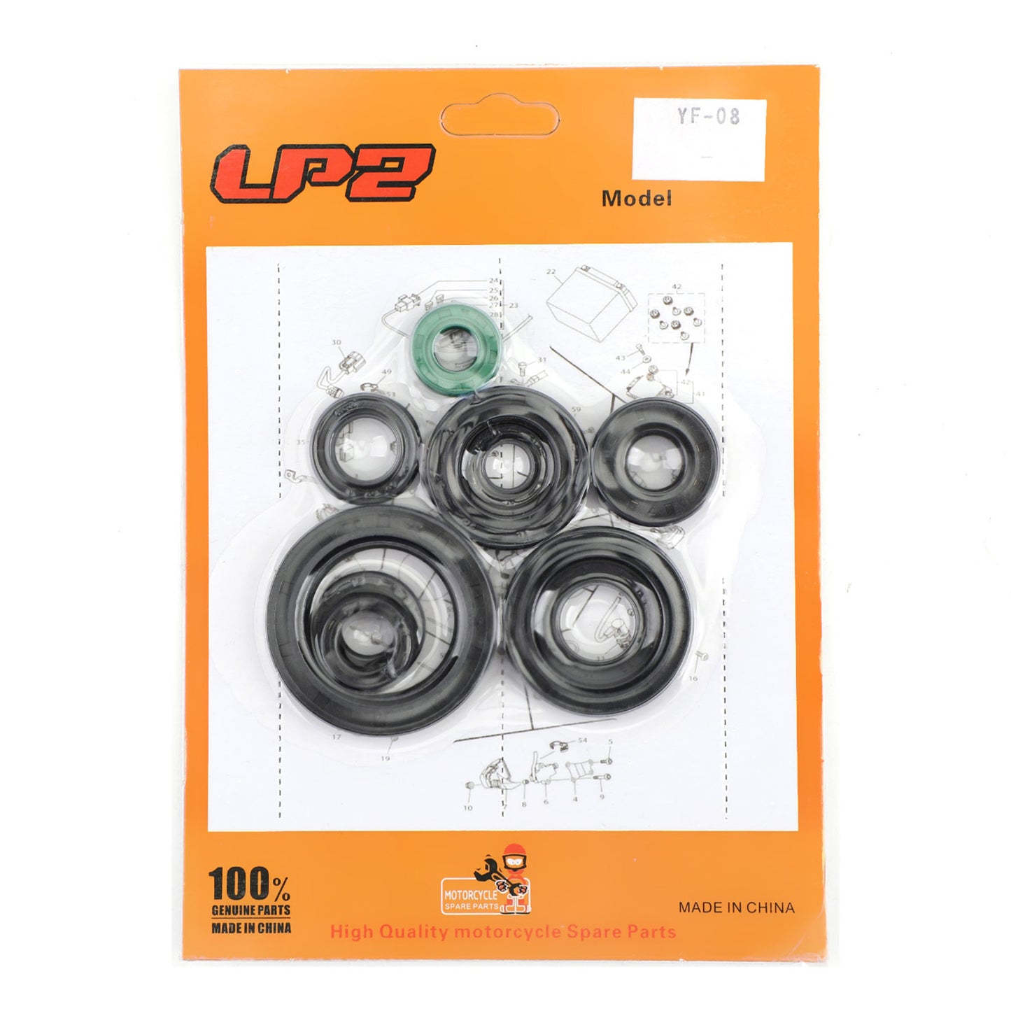 10pcs Engine Oil Seal Kit for Honda CR125R CR125 CR 125 125R 1987-2003