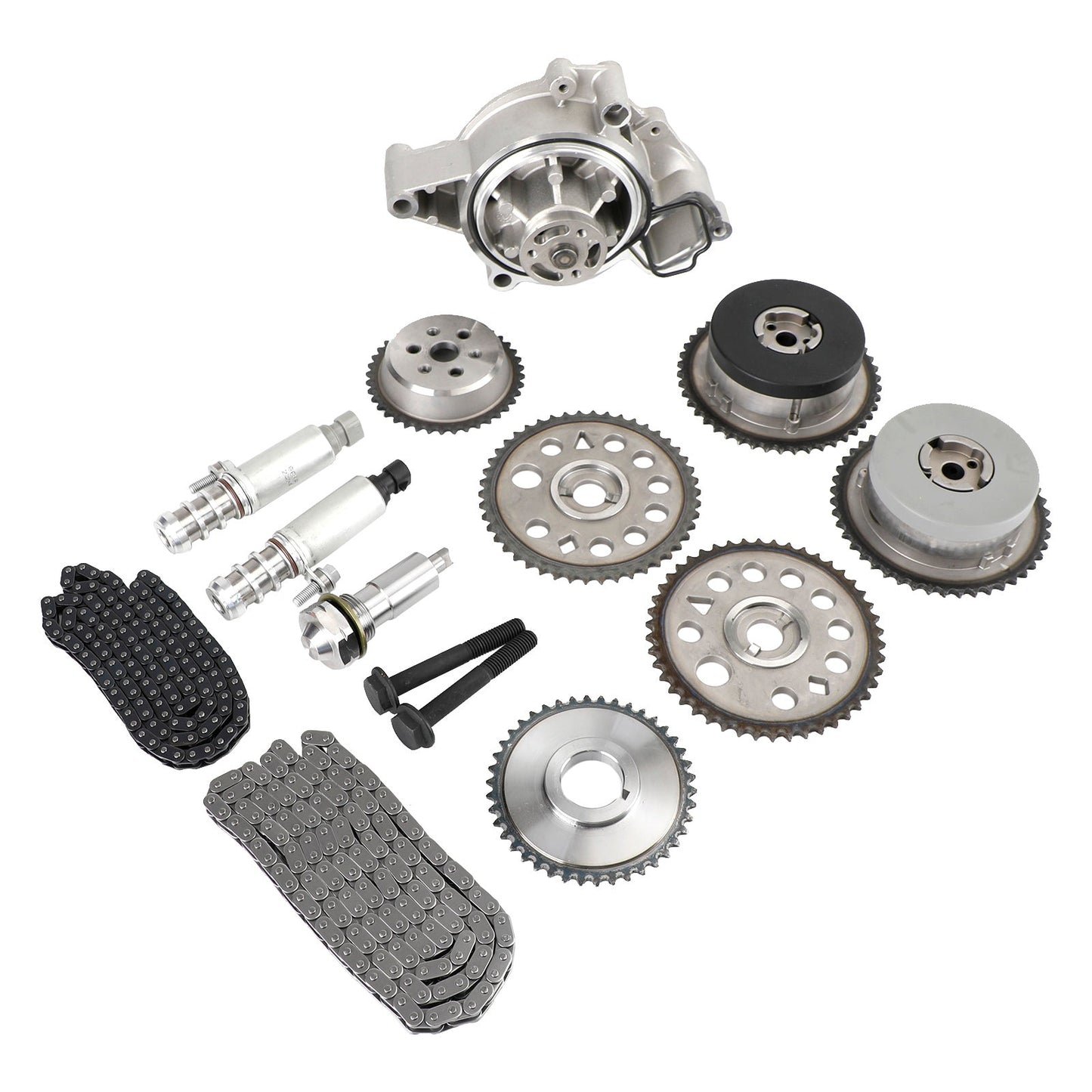 2007-2010 Saturn SKY 2.0L 2.4LTiming Chain Kit Oil Pump Selenoid Actuator Gear Cover Kit HS26517PT 90537632