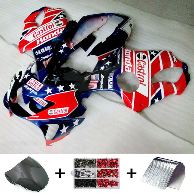 1999-2000 Honda CBR600 F4 Injection Fairing Kit Bodywork Plastic ABS#143