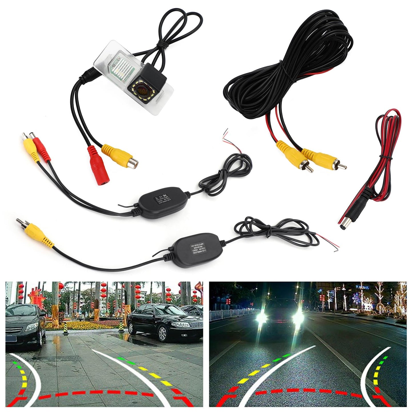 HD Dynamic Trajectory Tracks Car Wireless Rear View Camera Fit For X1 X3 X5 X6