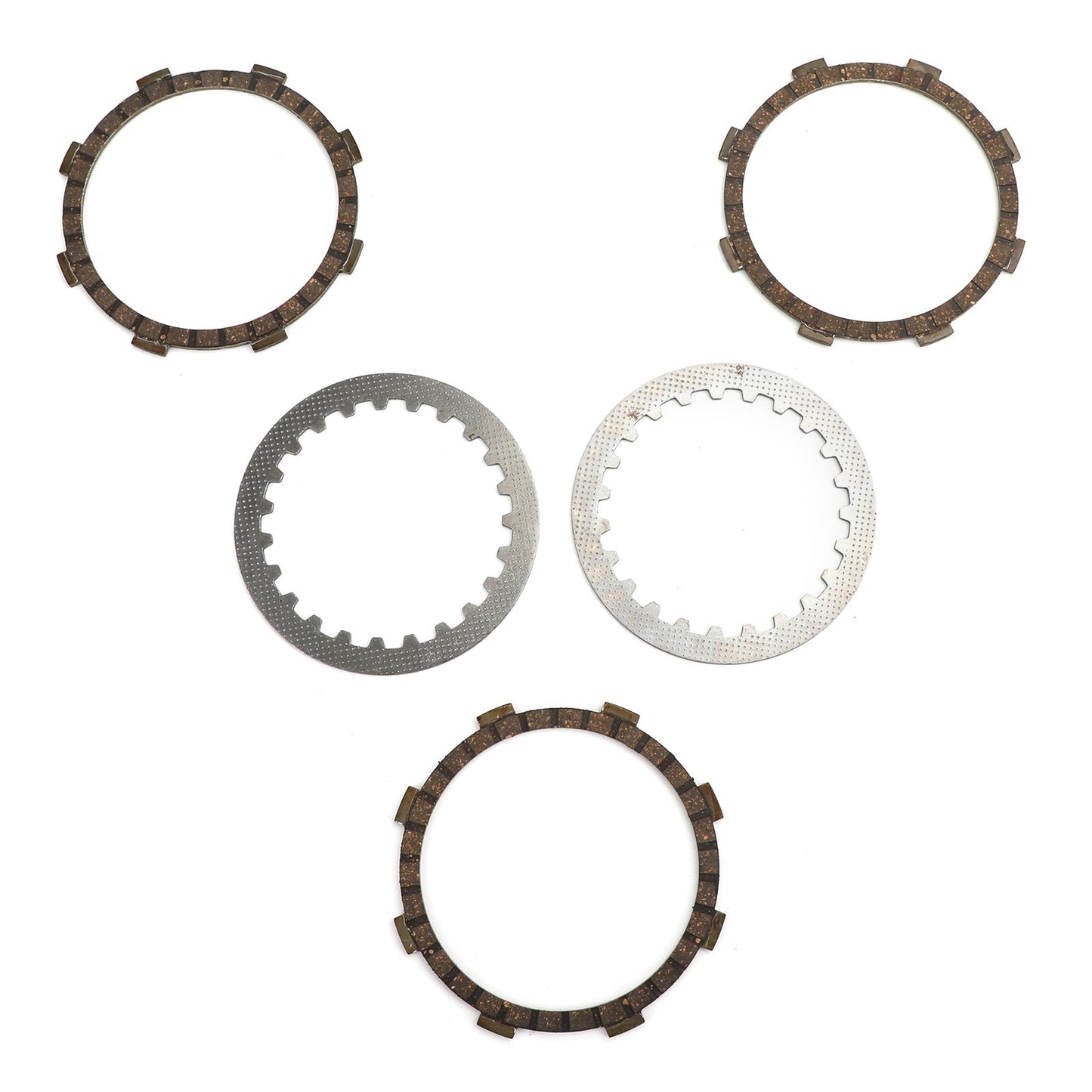 Clutch Plate Kit - Friction & Steel Plates For Yamaha DT80 H/J/K G6 G6S G6SB G7 G7S GT1 GT80A/B/C/E/F/G/MXB LB50