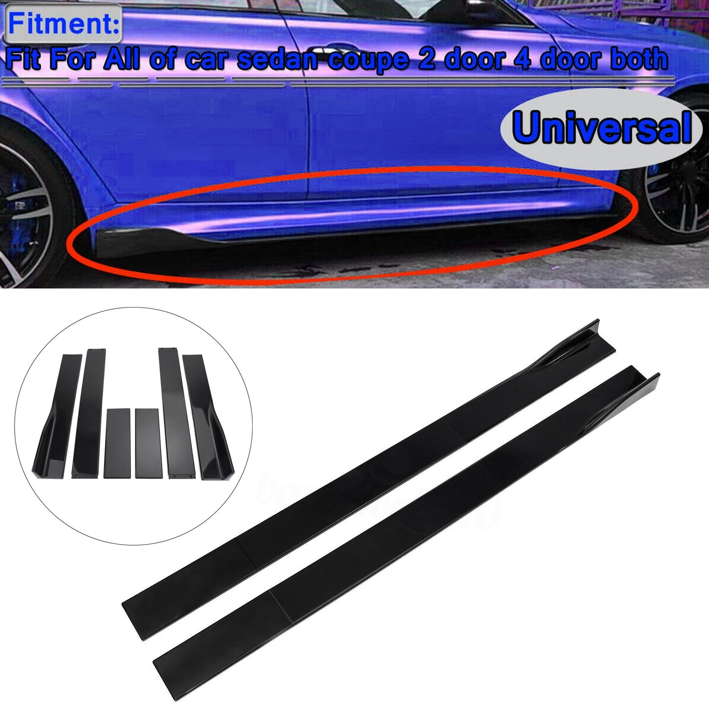 Skirts Extensions Splitters For VW Golf