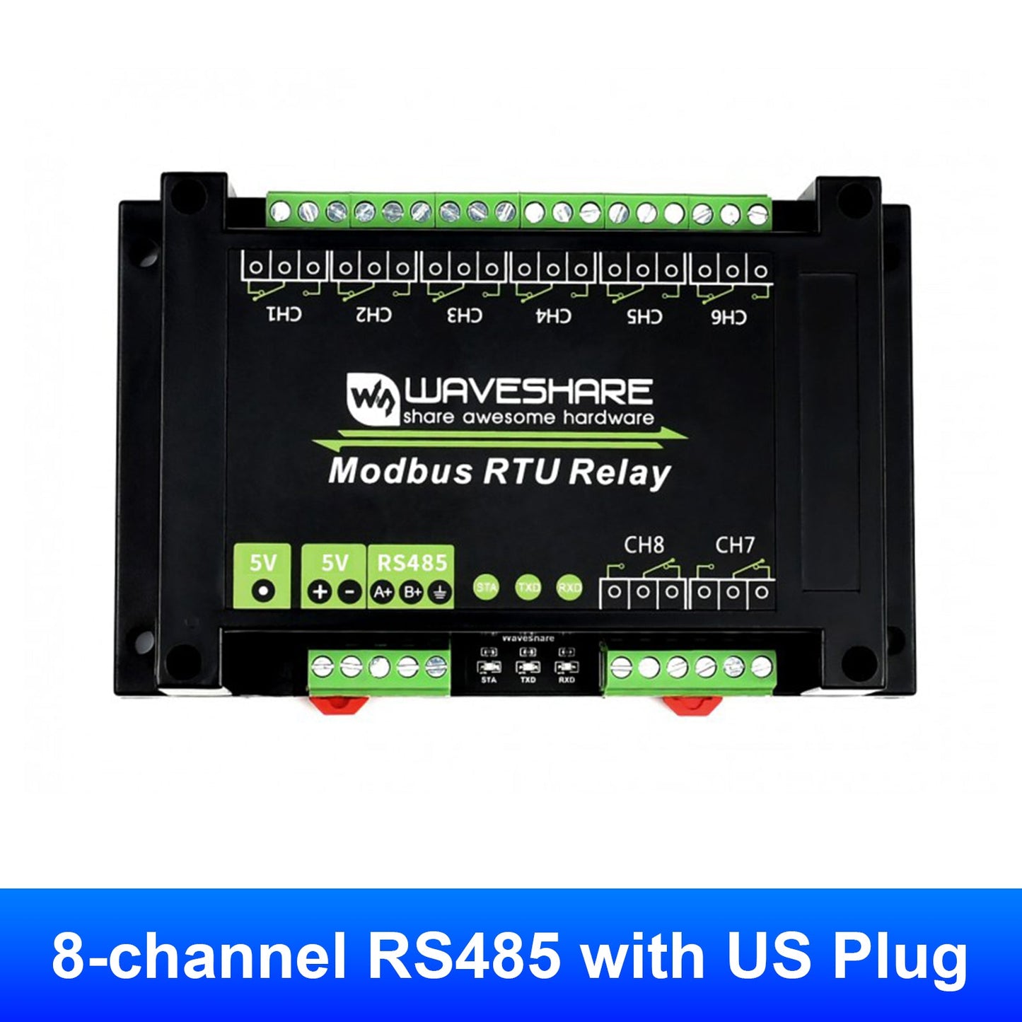Modbus RTU 8/16/32-channel RS485 Relay Module Isolation Protection Circuits
