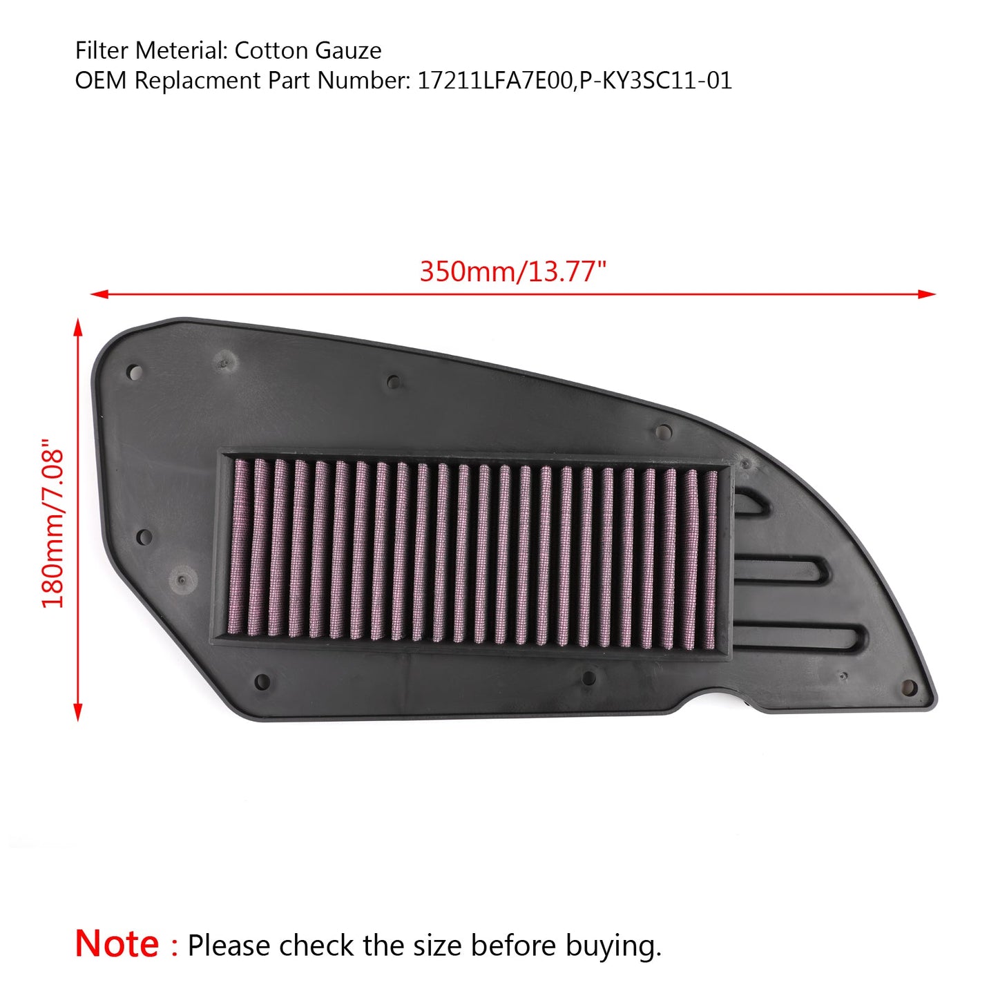 Air Filter For Kawasaki J300 / J300SE 300 2014 2015 2016 2017 2018