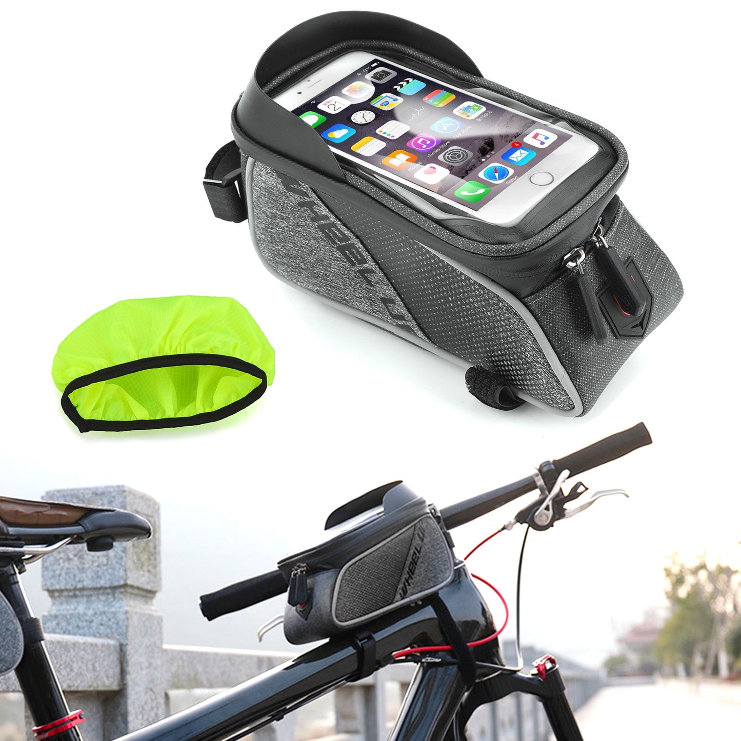 Bicycle Cycling Bike Front Top Tube Frame Bag MTB Waterproof Phone Holder Case