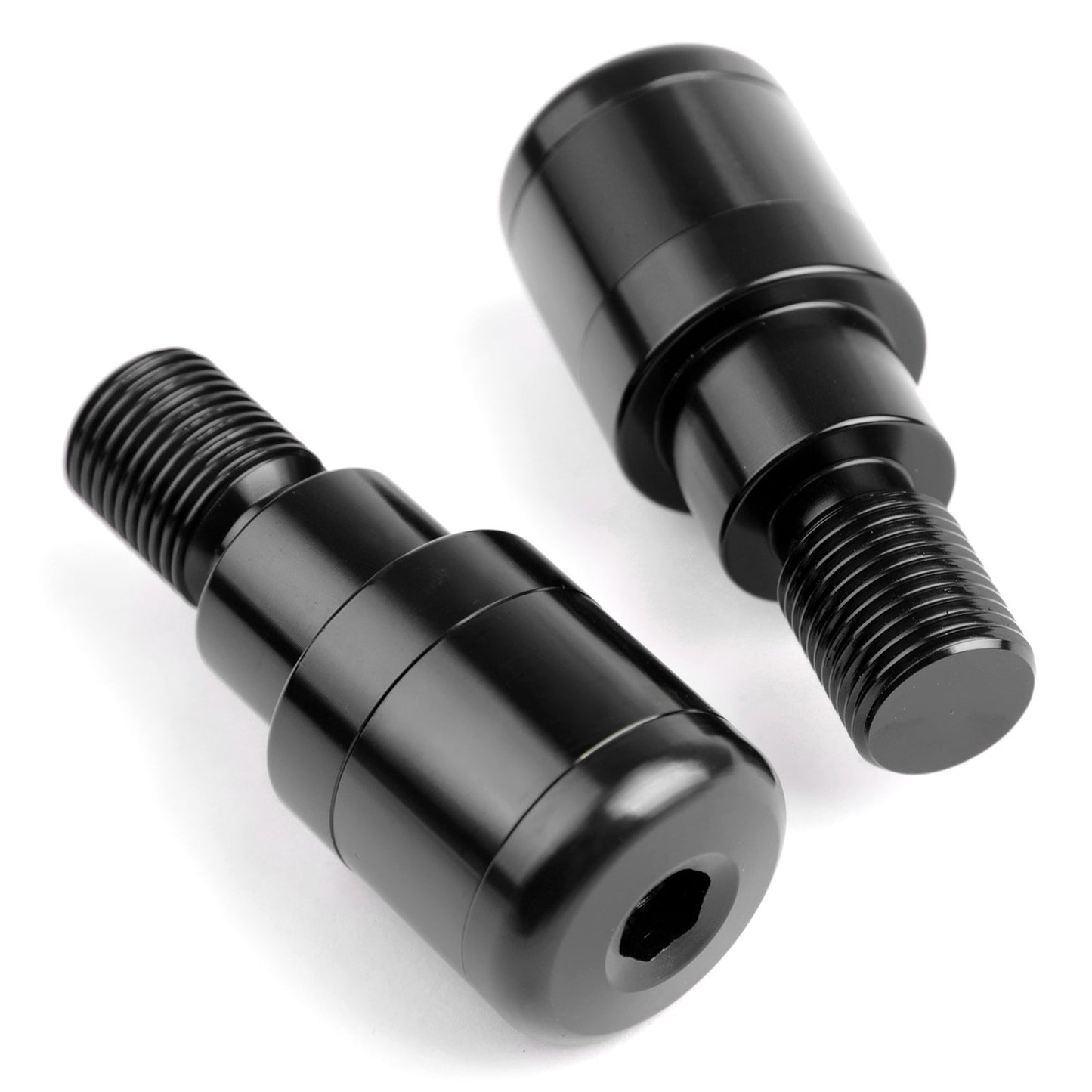 7/8" Handle Bar End Cap Plugs Slider For YAMAHA MT-09 MT-07 FZ-07 14-15 XJ6 10-13 MT-10 FZ10 Black