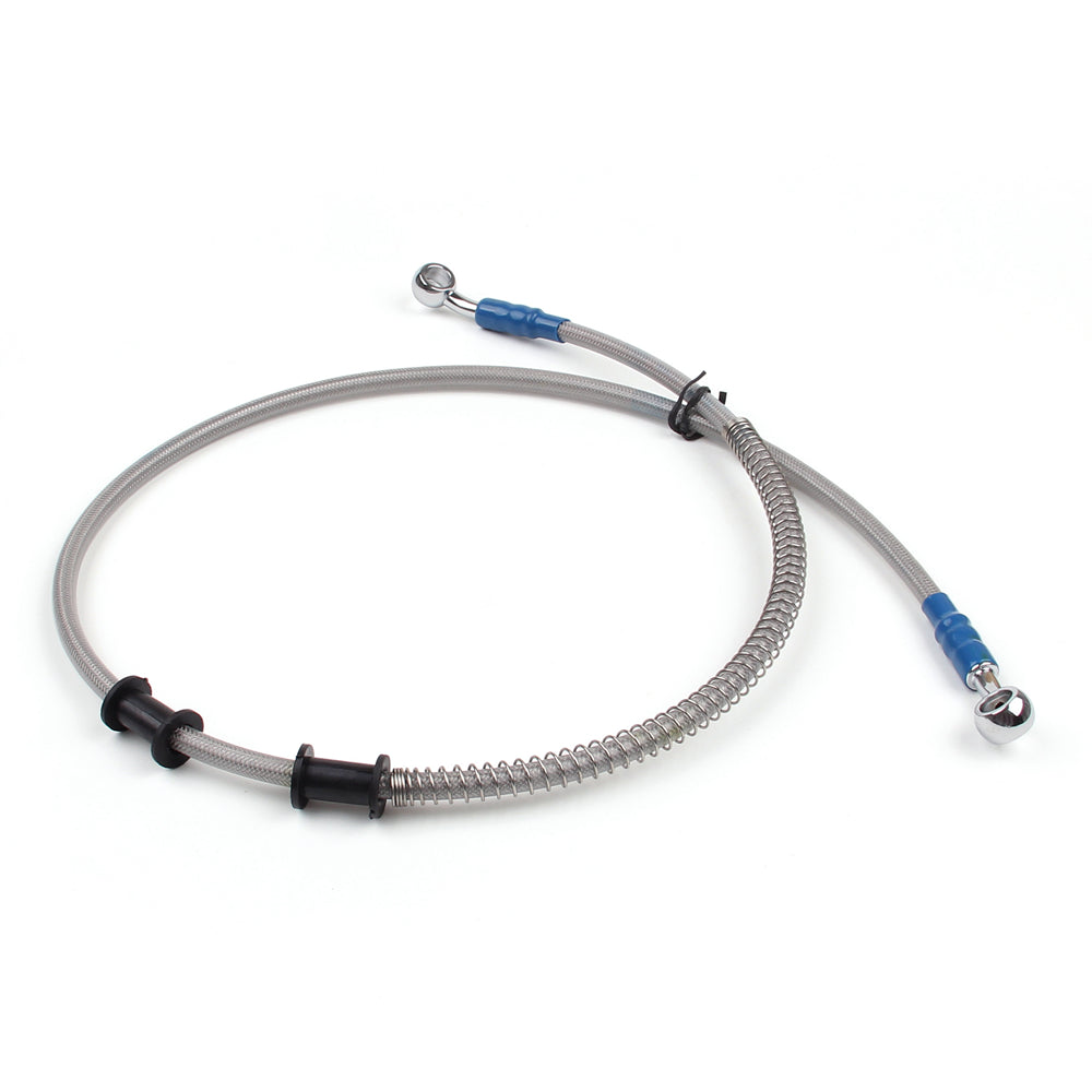 110cm/43" M10 Brake Oil Hose Line Banjo Fitting Stainless Steel End