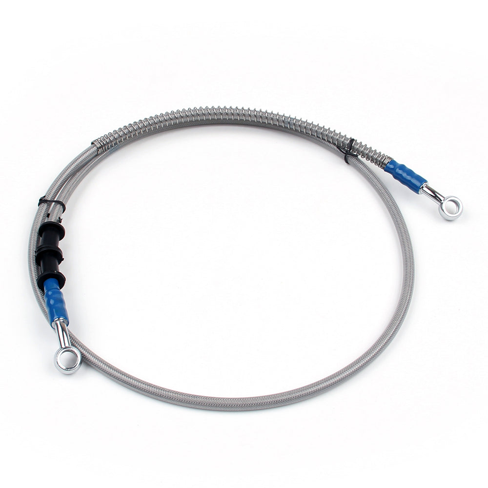 115cm/45" M10 Brake Oil Hose Line Banjo Fitting Stainless Steel End