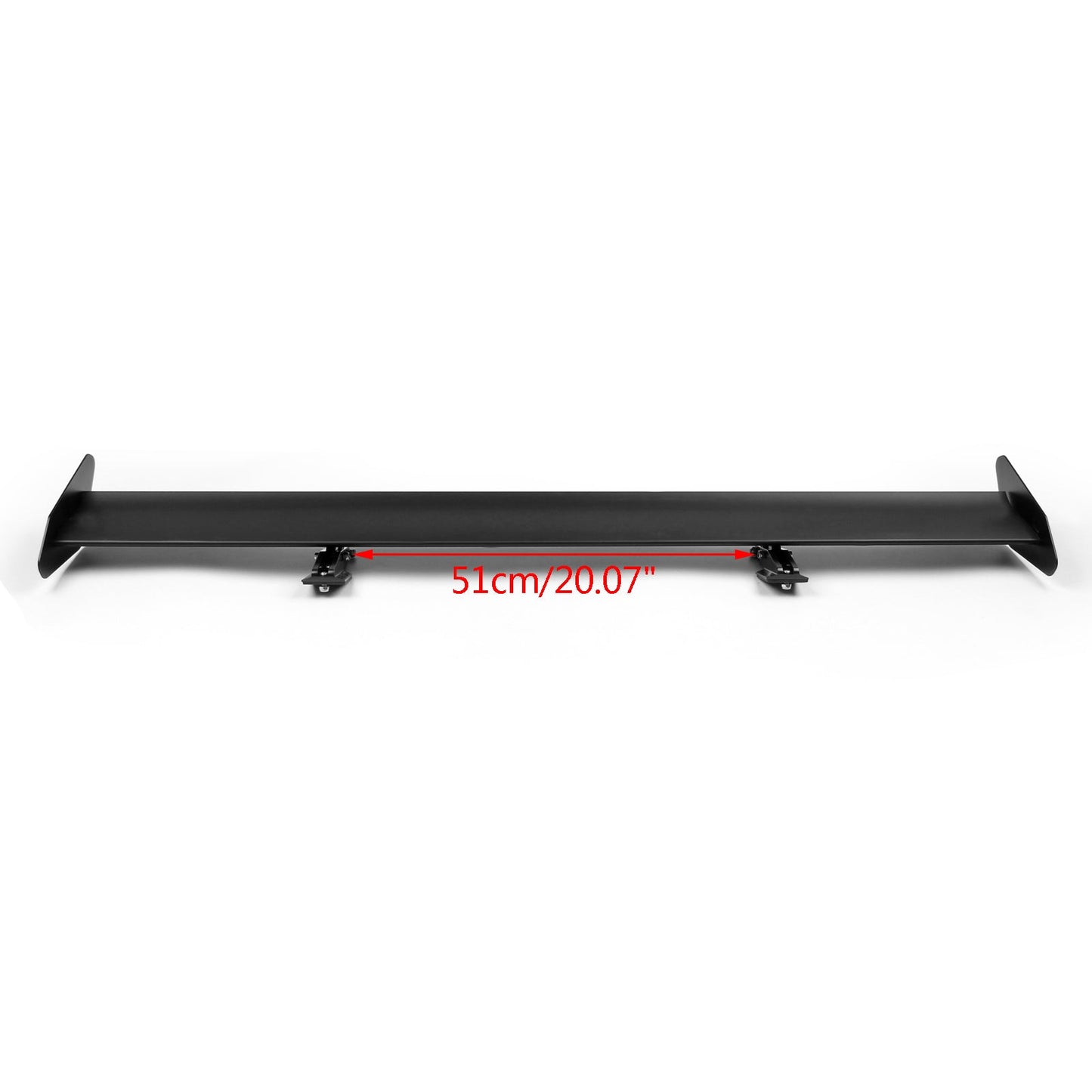 Universal Hatch Adjustable Aluminum GT Rear Trunk Wing Racing Spoiler Black 13# Generic