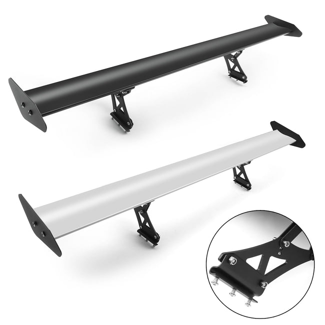 135cm Universal Hatch Adjustable Aluminum GT Rear Trunk Racing Spoiler Wing