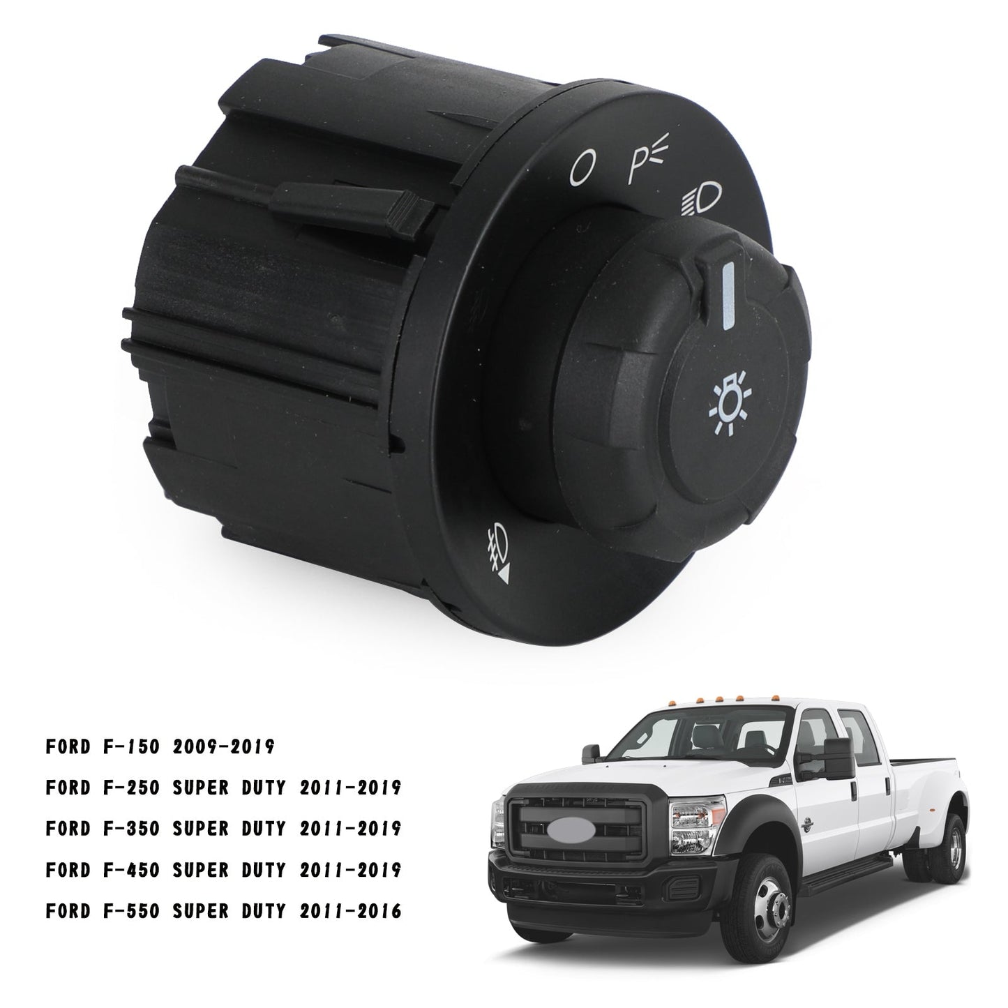 Headlight Lamp Fog Light Control Switch For Ford F-150 09-19 9L3Z11654CA SW6637